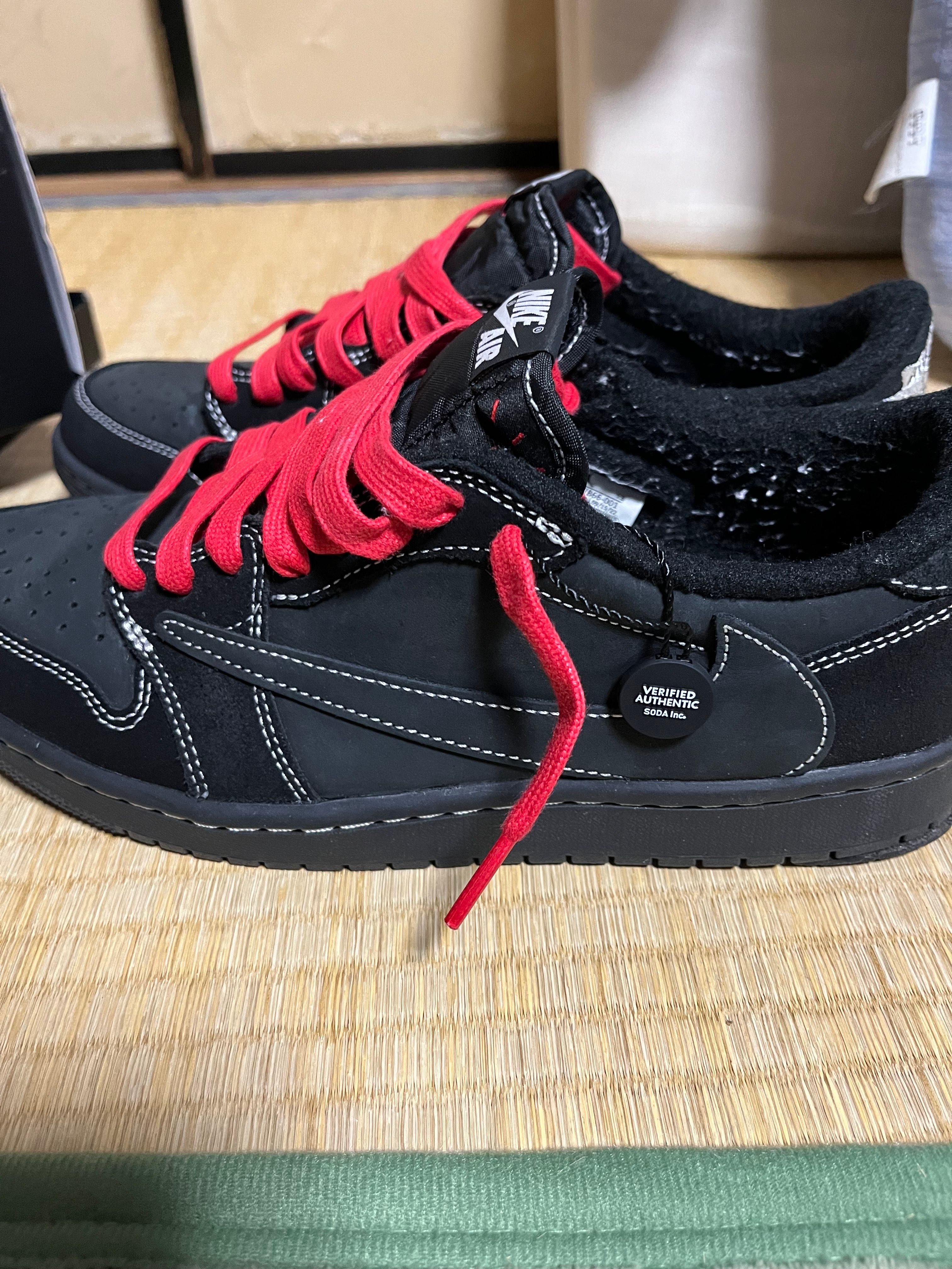 Travis Scott × Nike Air Jordan 1 Low OG SP "Black Phantom"