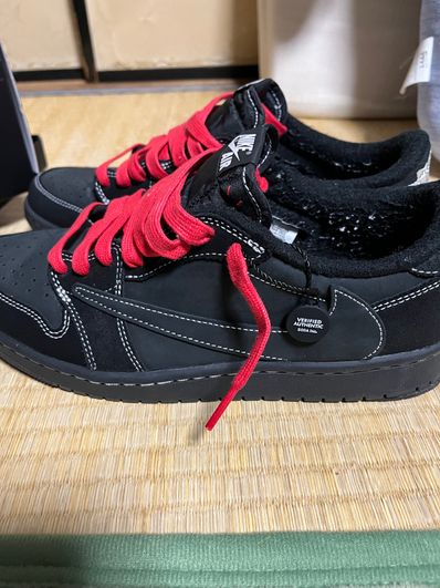 Travis Scott × Nike Air Jordan 1 Low OG SP "Black Phantom"