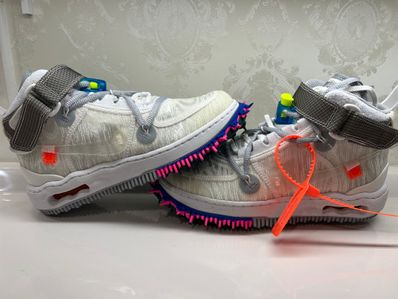 Off-White × Nike Air Force 1 Mid "White"