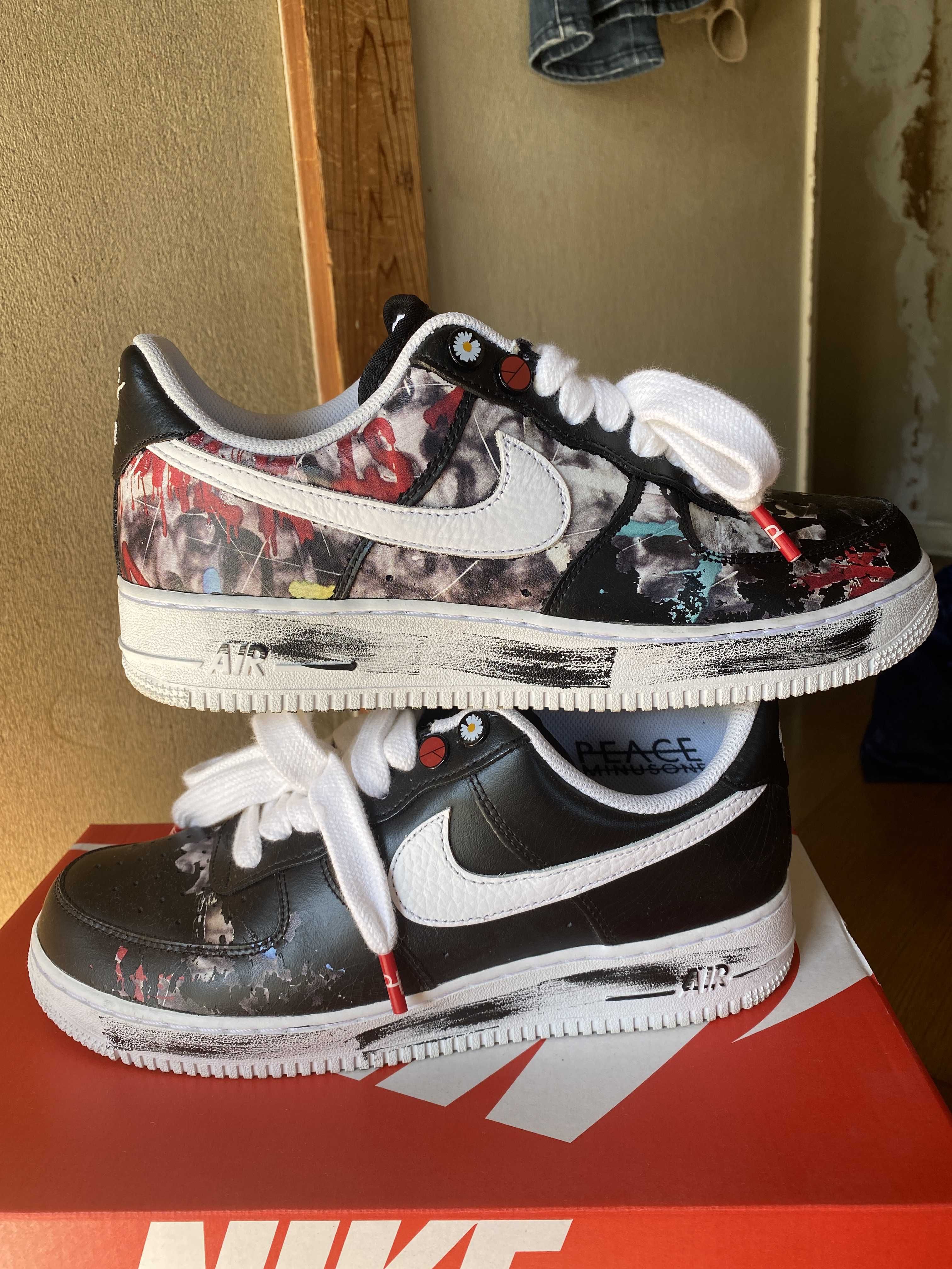 PEACEMINUSONE × Nike Air Force 1 Low Para Noise "Black" / G-DRAGON