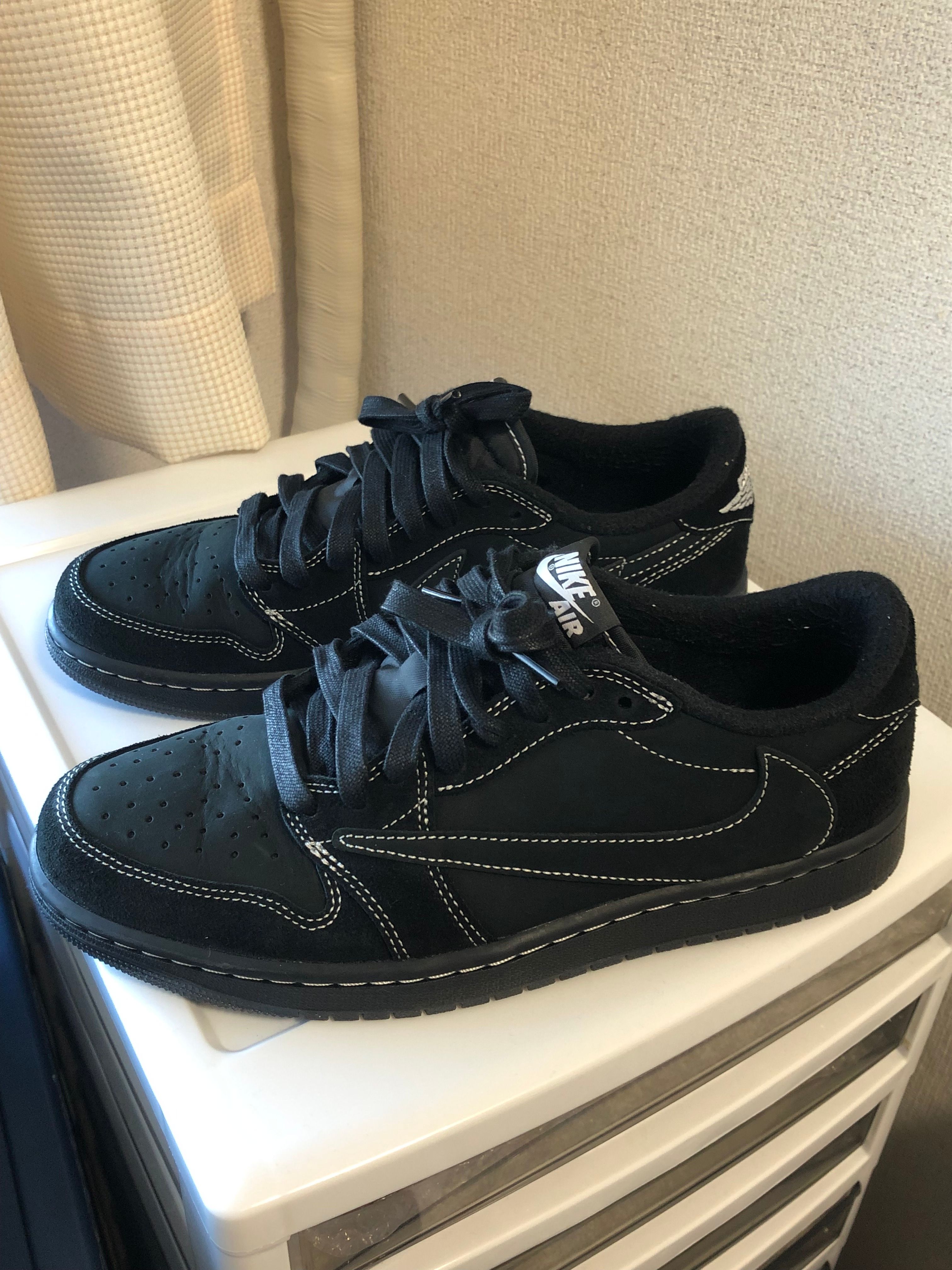 Travis Scott × Nike Air Jordan 1 Low OG SP "Black Phantom"