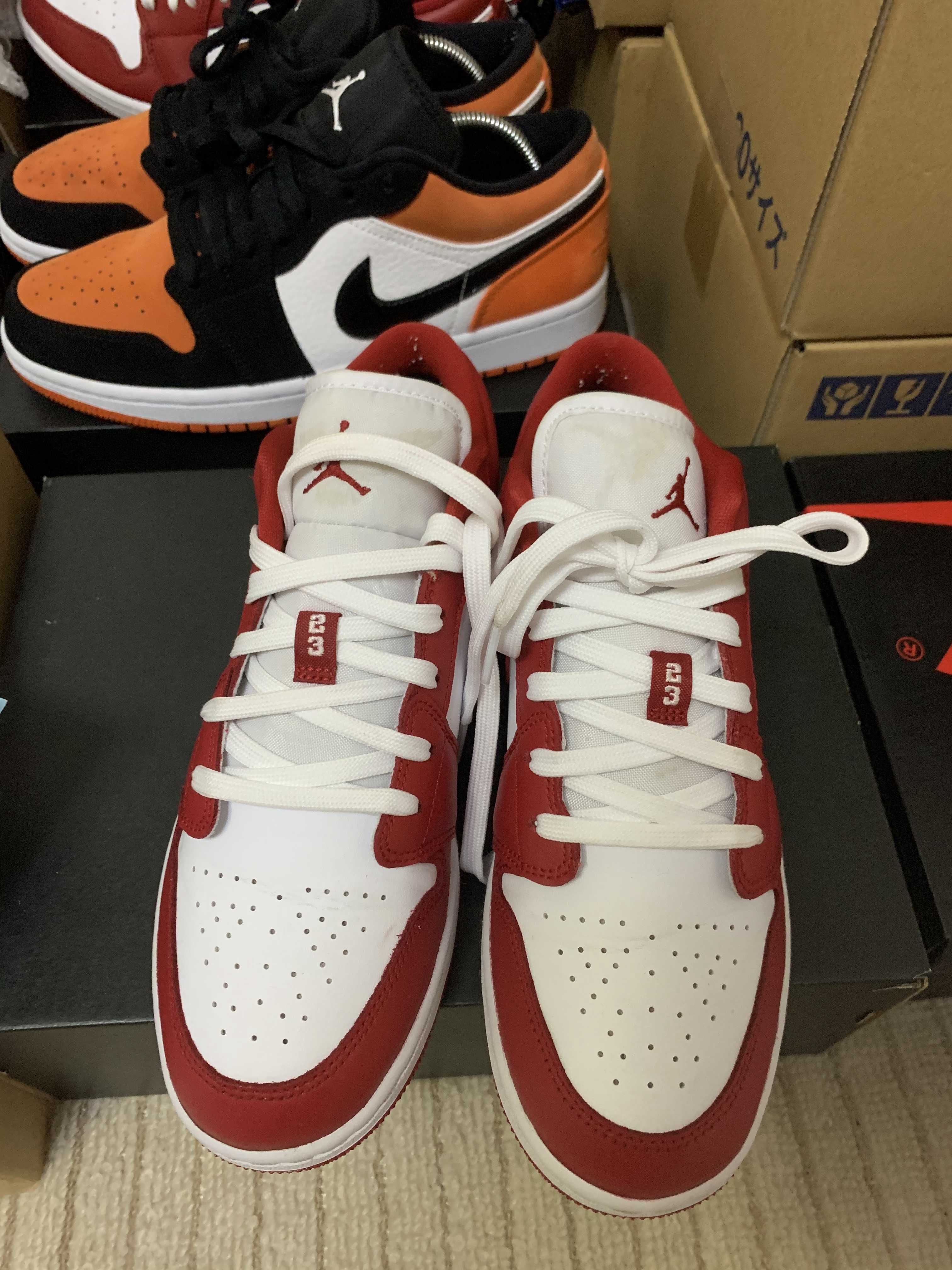 Nike GS Air Jordan 1 Low "Gym Red/White"
