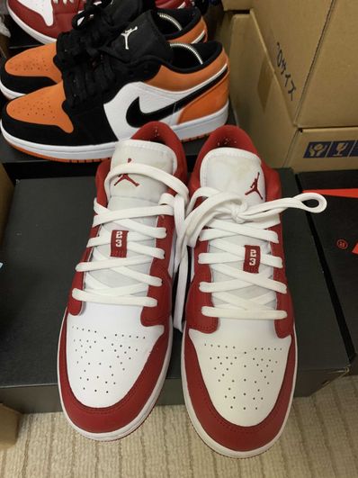 Nike GS Air Jordan 1 Low "Gym Red/White"