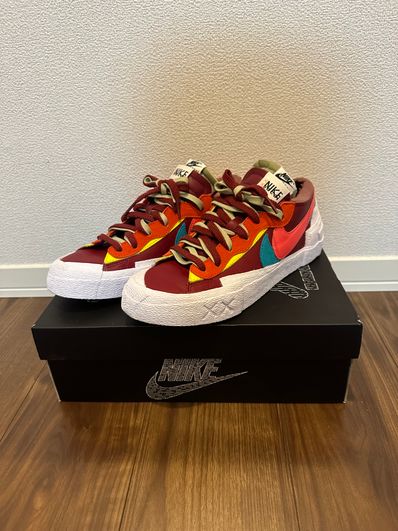 KAWS × sacai × Nike Blazer Low "Team Red"