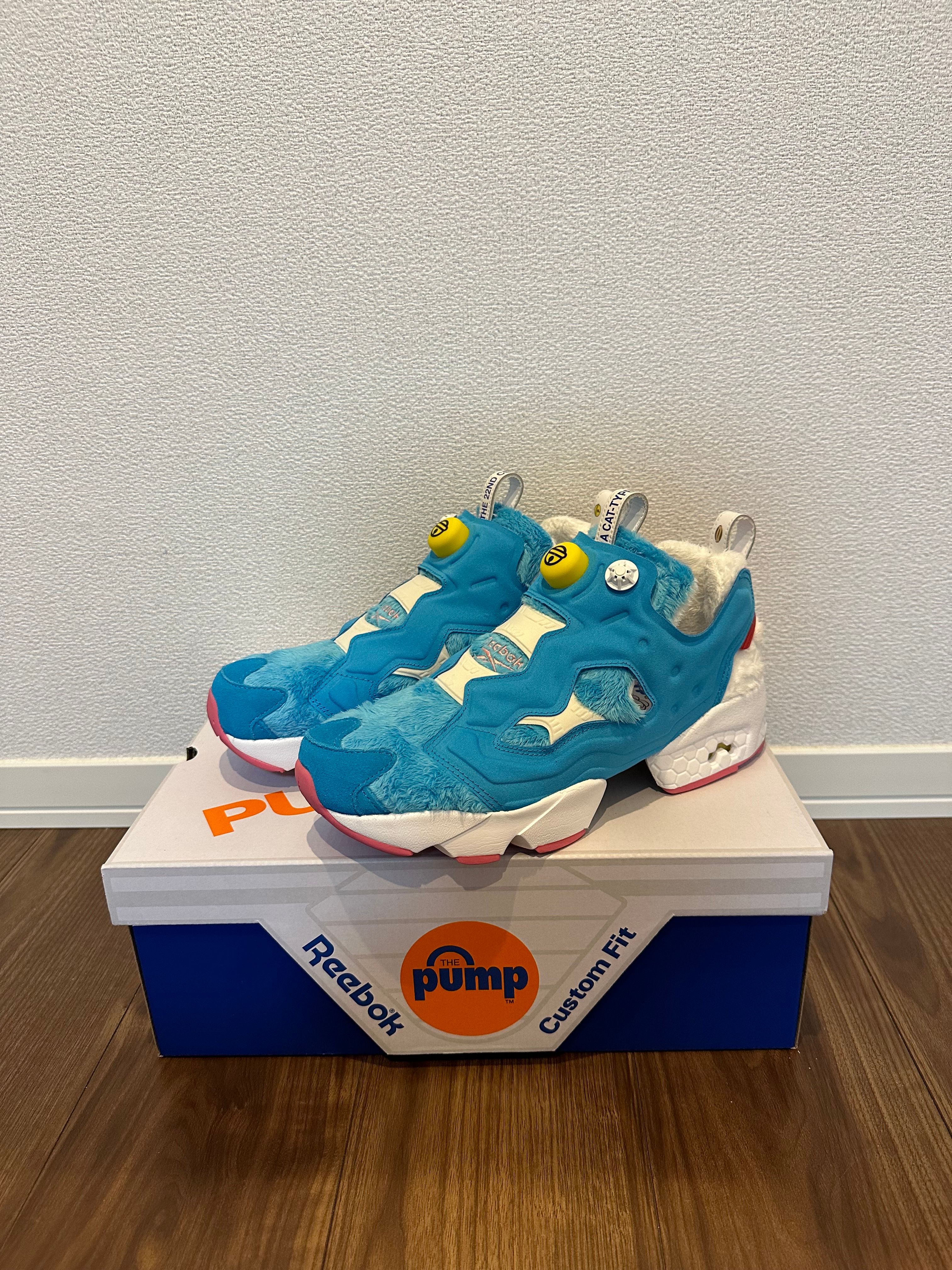 DORAEMON × atmos × REEBOK INSTAPUMP FURY OG "BLUE"