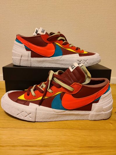 KAWS × sacai × Nike Blazer Low "Team Red"