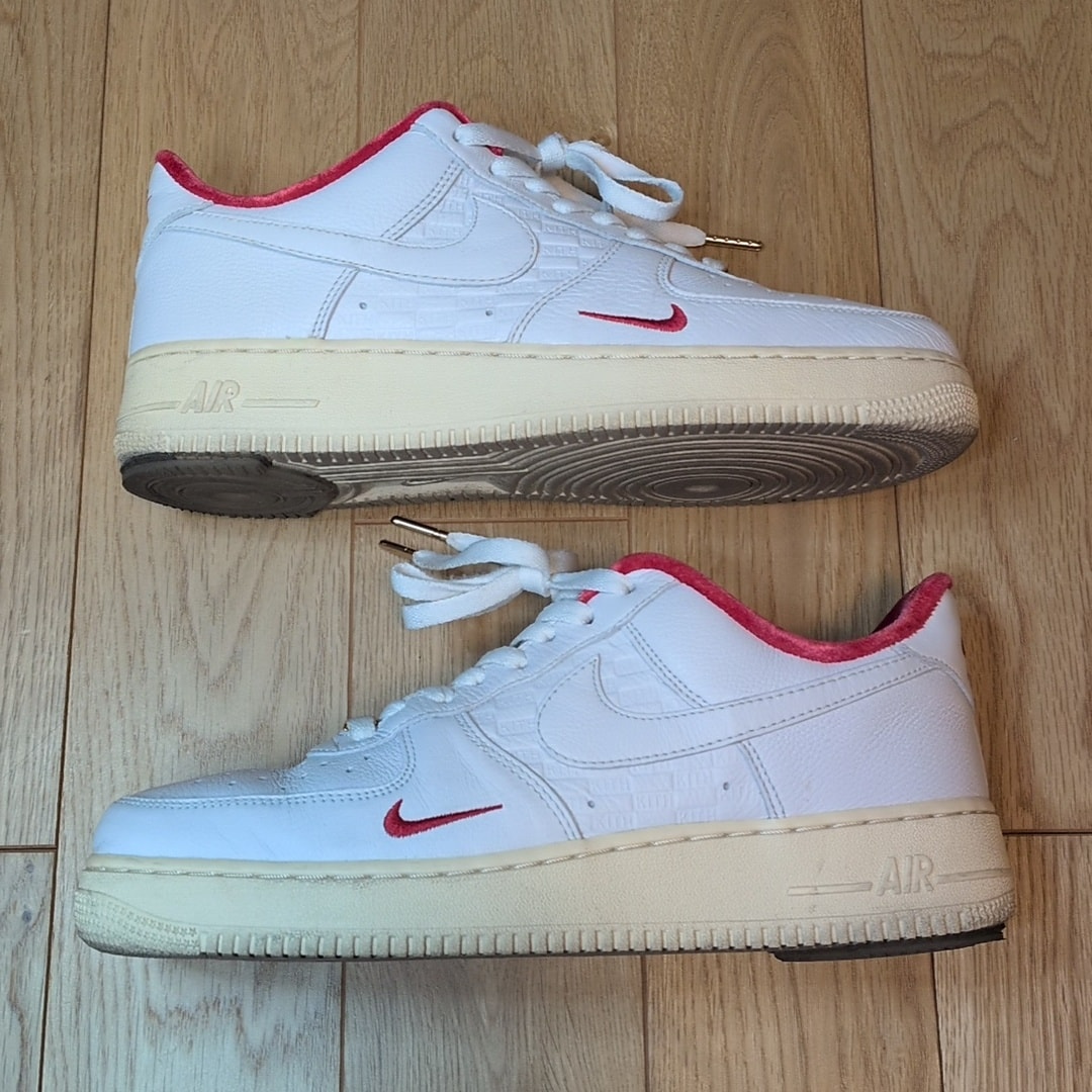 KITH × Nike Air Force 1 Low "White/Red"
