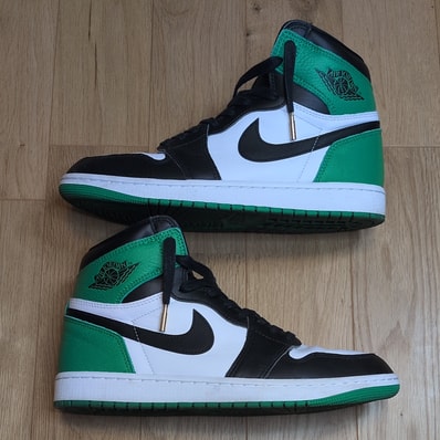 Nike Air Jordan 1 Retro High OG "Celtics/Black and Lucky Green" (2023)