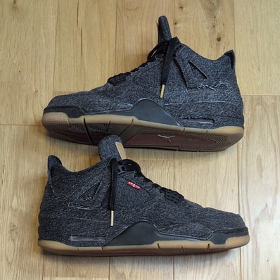 Nike × Levi's Air Jordan 4 "Black Denim" (LEVIS Tab)