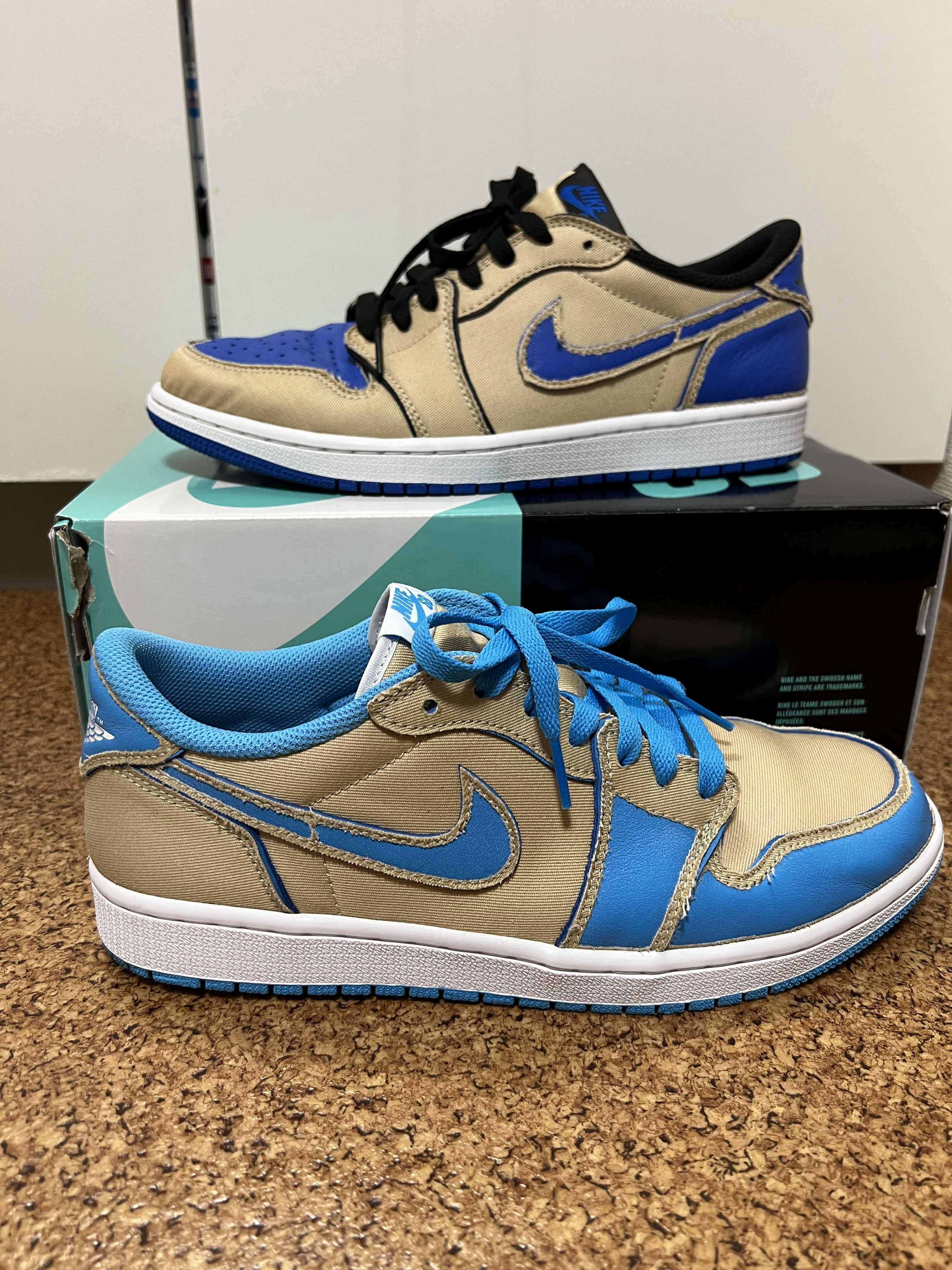 Nike SB Air Jordan 1 Low "Desert Ore/Royal Blue" 