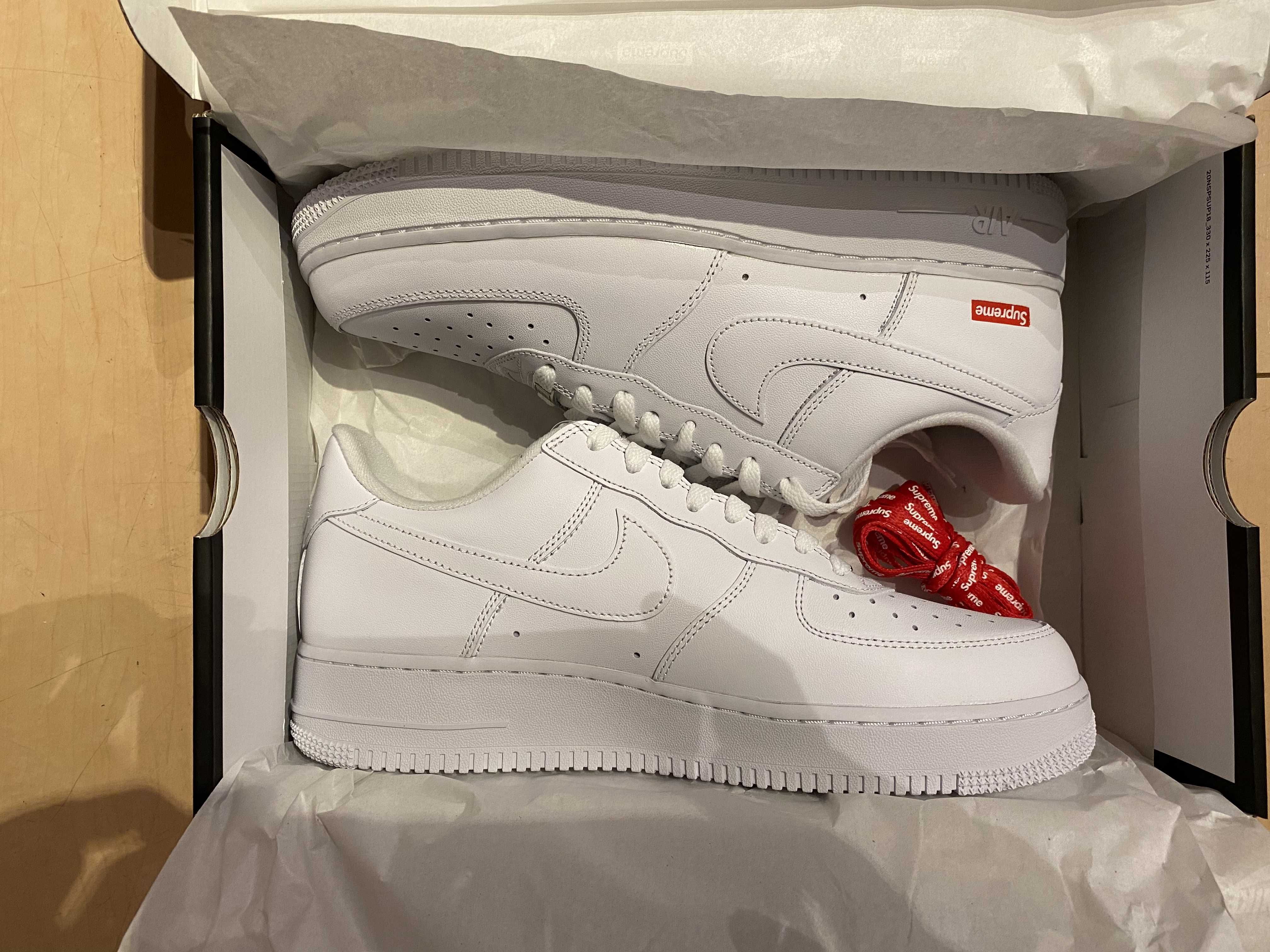 Supreme × Nike Air Force 1 Low "White"
