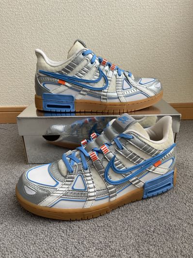 Off-White × Nike Air Rubber Dunk "White/University Blue"