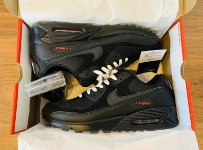 Nike Air Max 90 "Black/Sports Red/White"