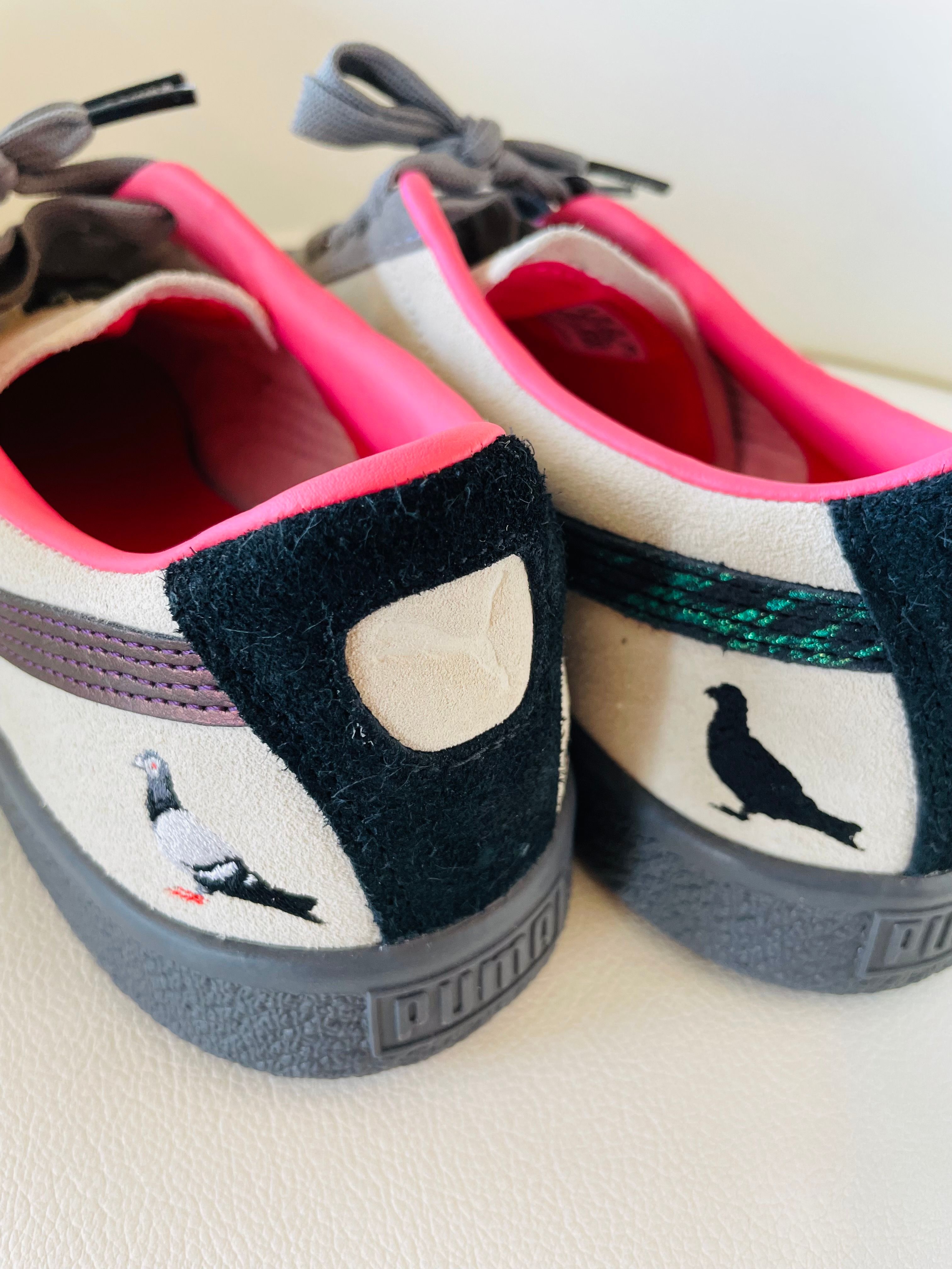 Staple × Atmos × Puma Suede "Natural Grey" 