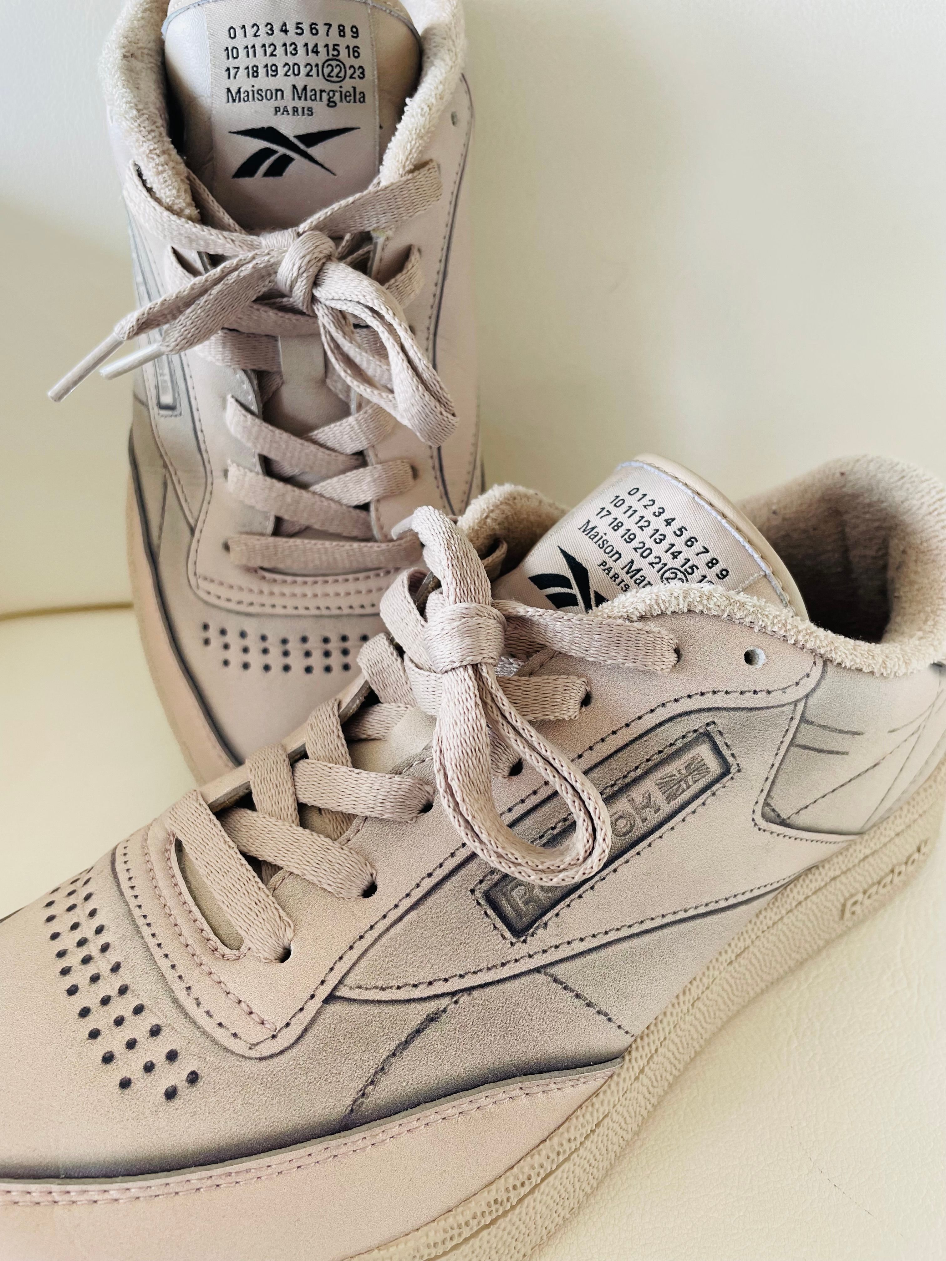 Maison Margiela × Reebok Club C "Tan"