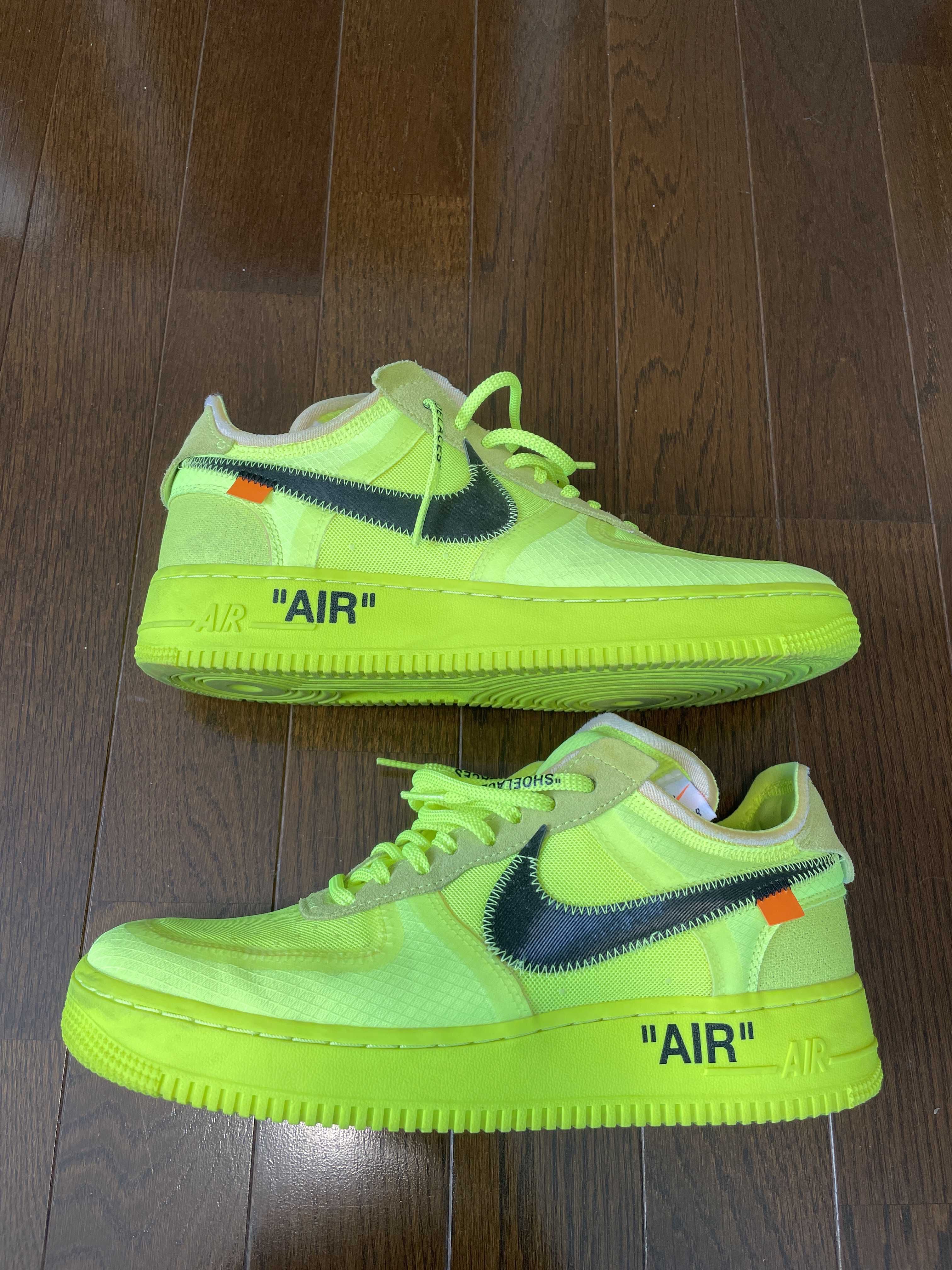 Off-White × Nike Air Force 1 Low "Volt"