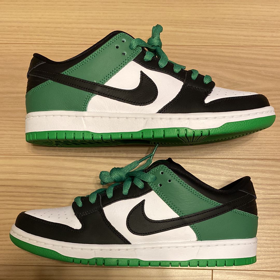 Nike SB Dunk Low Pro "Black and Classic Green"