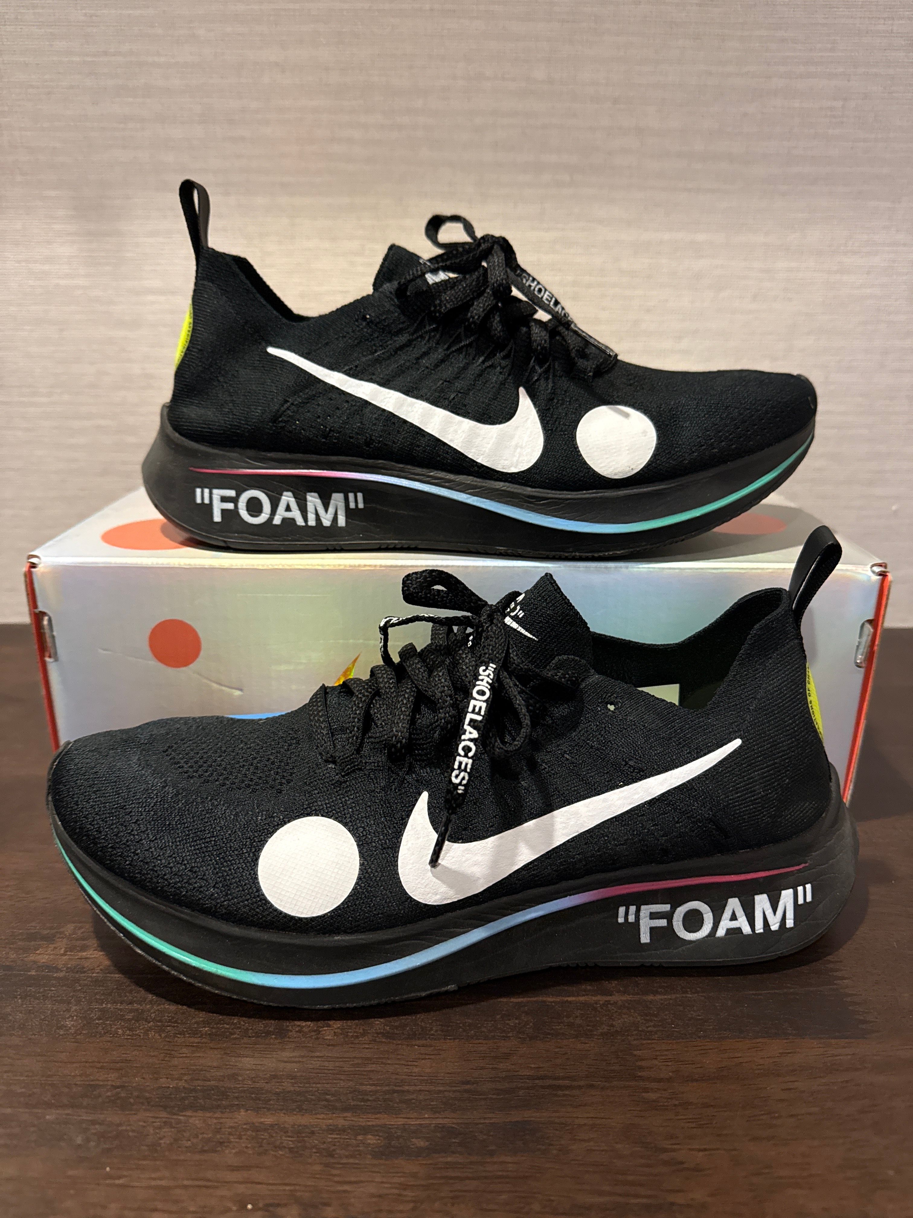 Off-White × Nike Zoom Fly Mercurial Flyknit "Black/White/Volt"