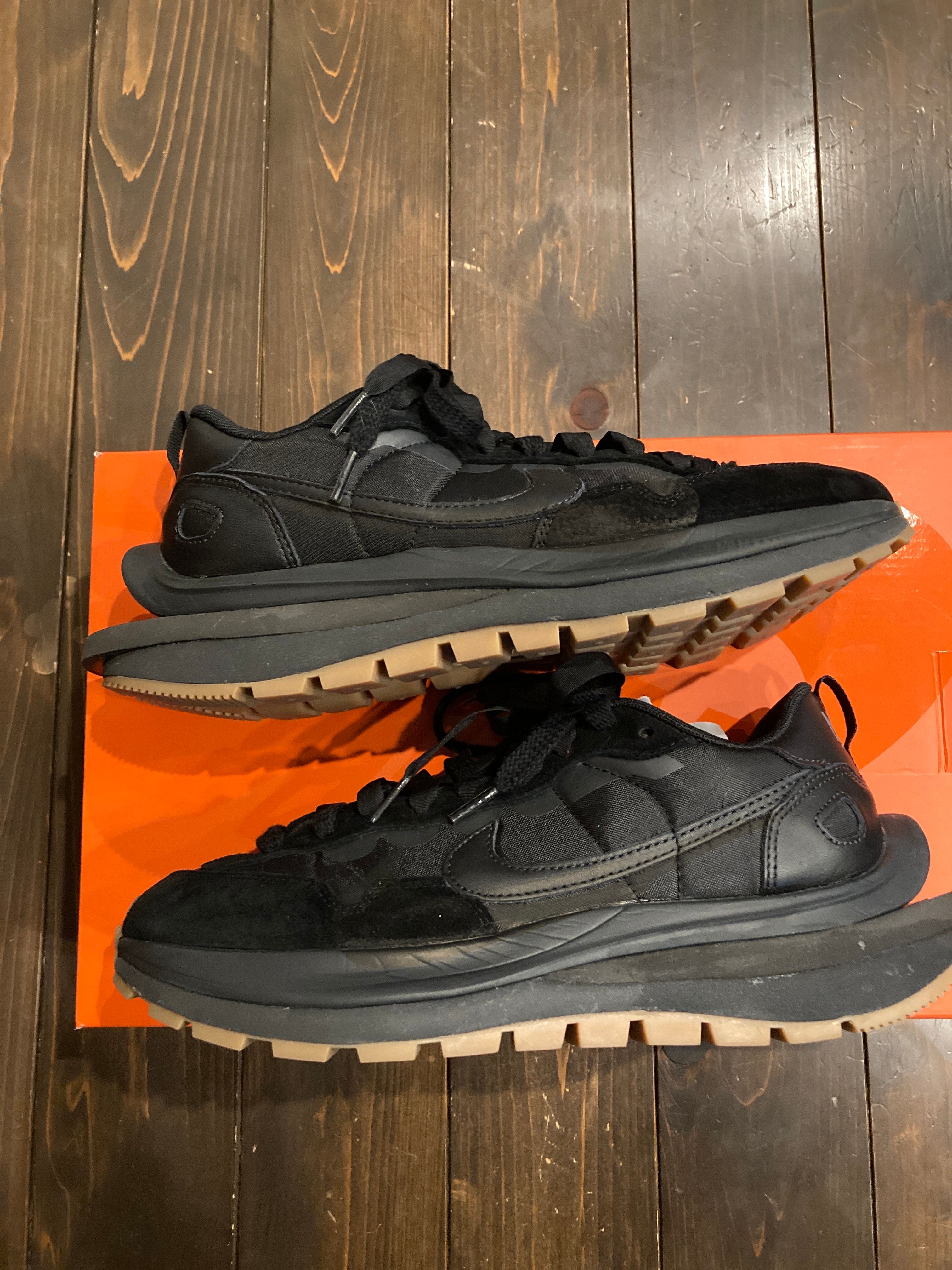 sacai × Nike VaporWaffle "Black Gum"