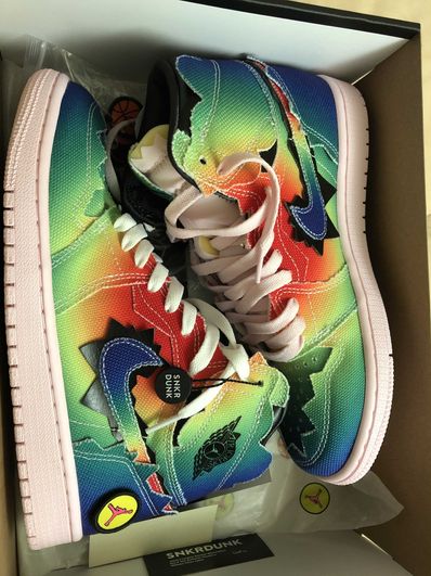 J Balvin × Nike Air Jordan 1 High OG "Rainbow"