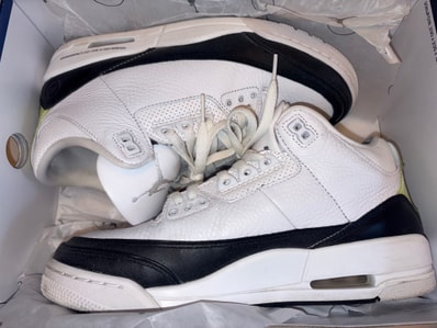 Fragment × Nike Air Jordan 3 "White/Black"