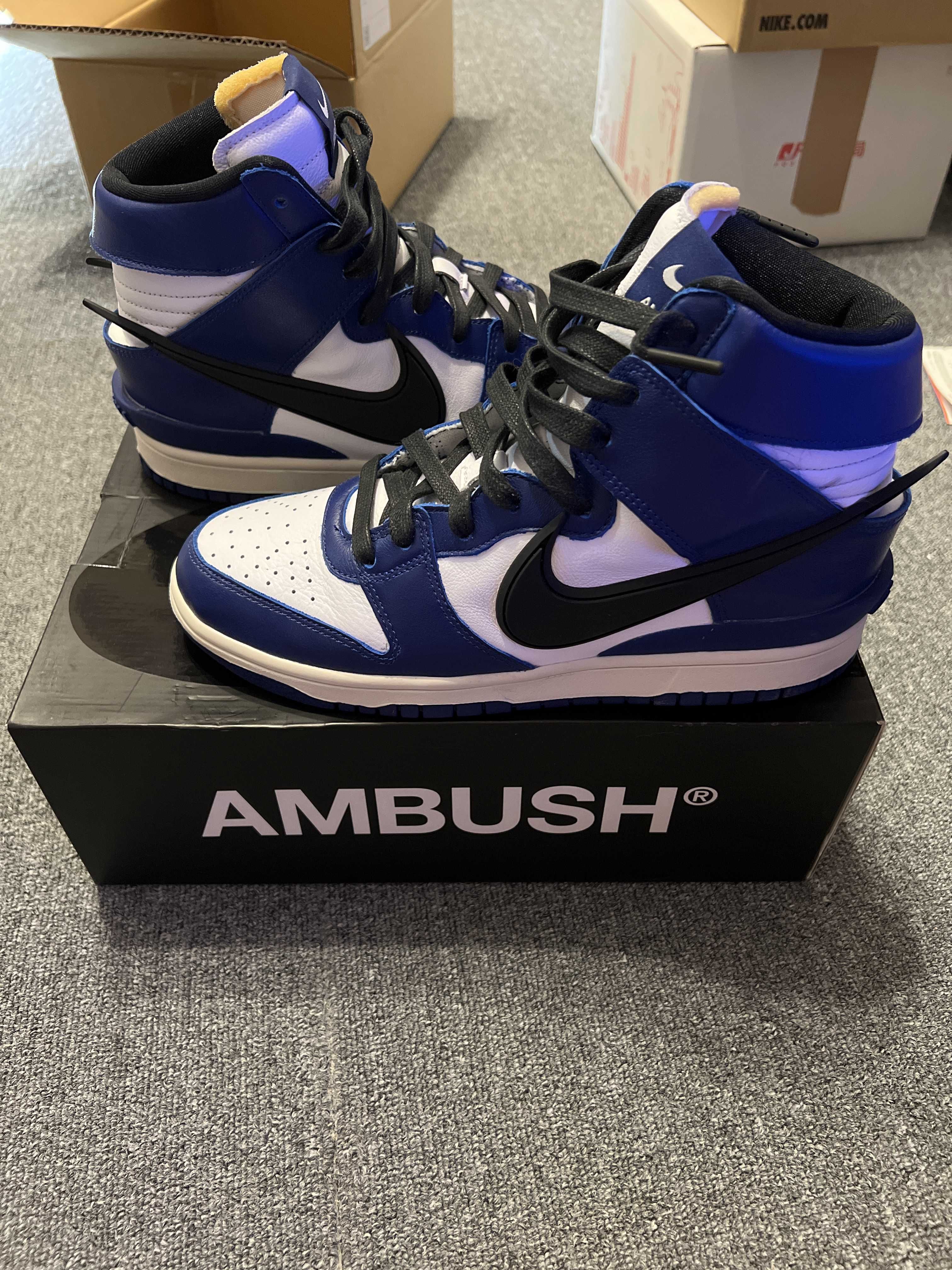 AMBUSH × NIKE DUNK HIGH "DEEP ROYAL"