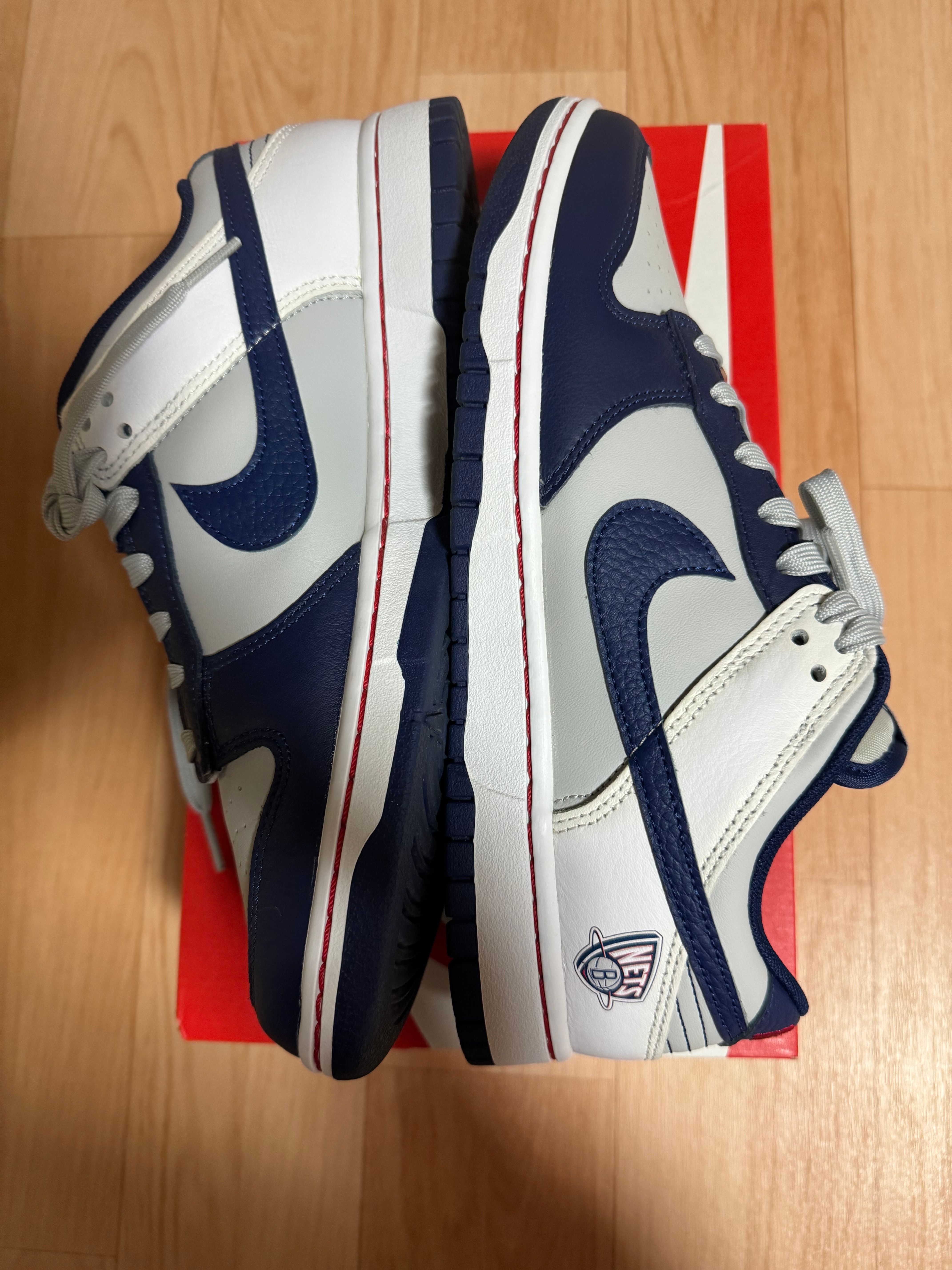 NBA × Nike Dunk Low EMB 75th Anniversary "Nets"