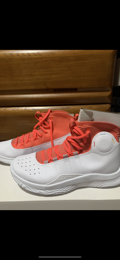 Under Armour Curry 4 Flotro "White/Red/White"