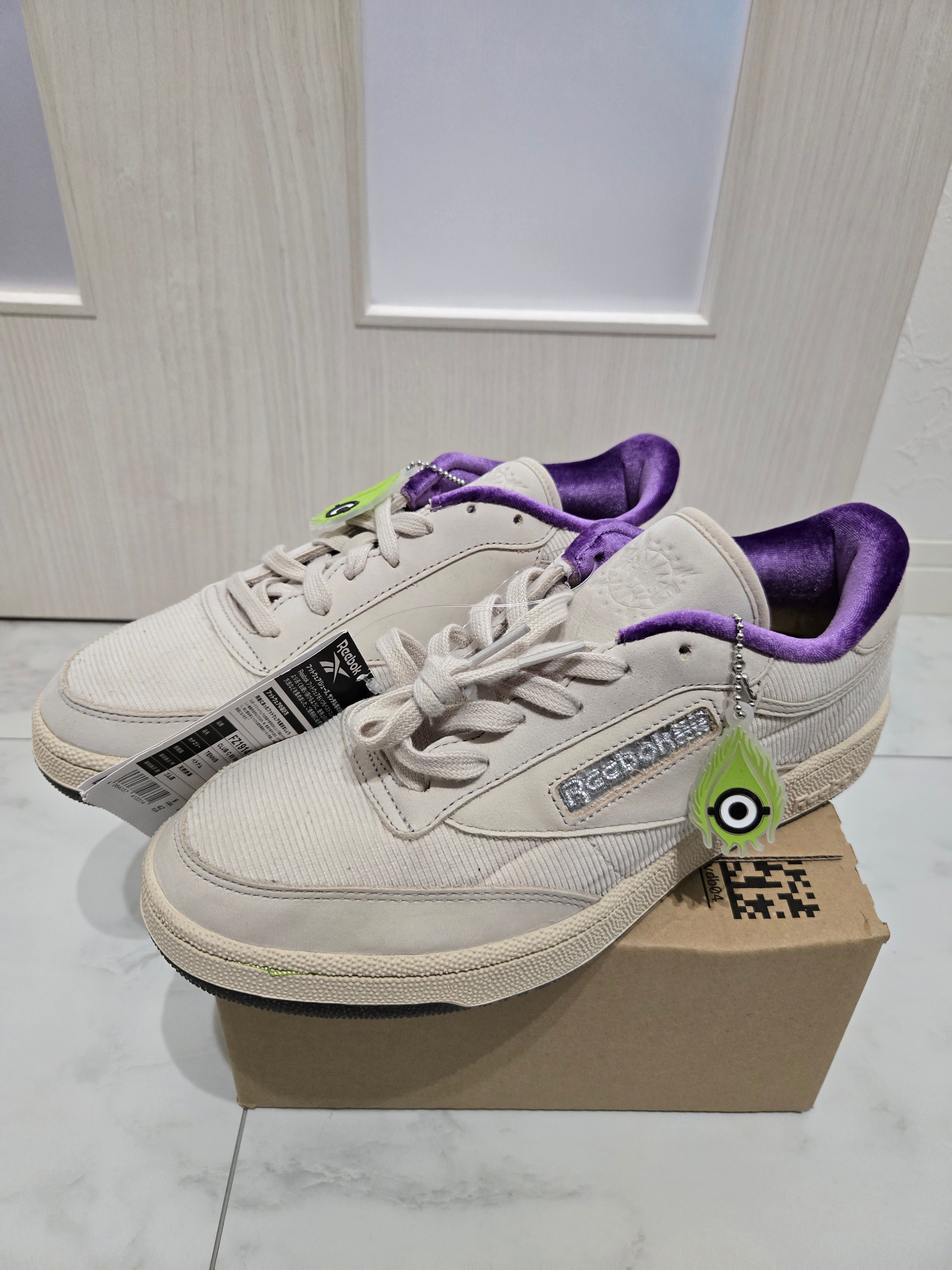Minions × Reebok Club C 85 Vicious 6 Lounge "Stucco"