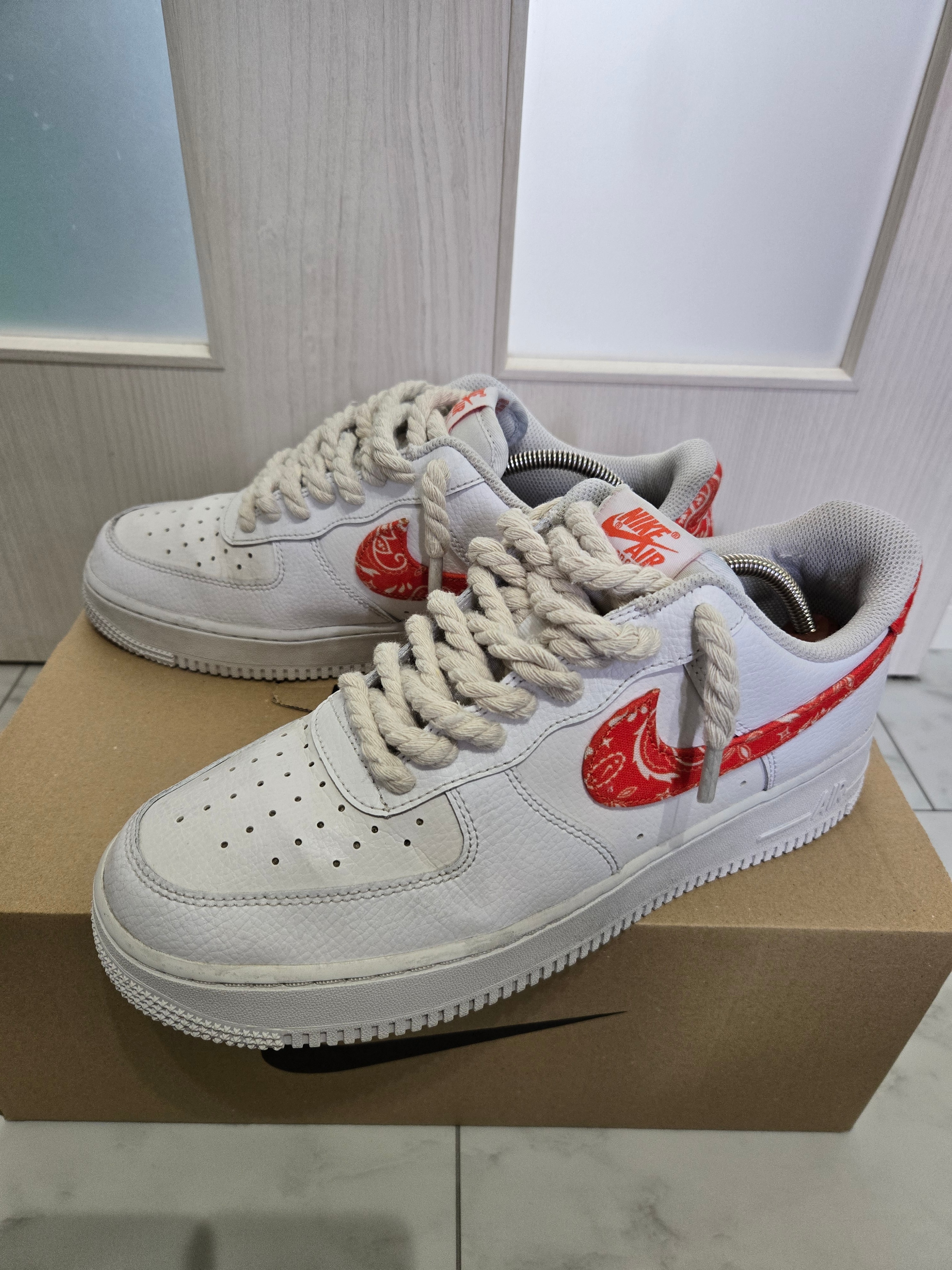 Nike Women's Air Force 1 Low '07 Essential "Orange Paisley"