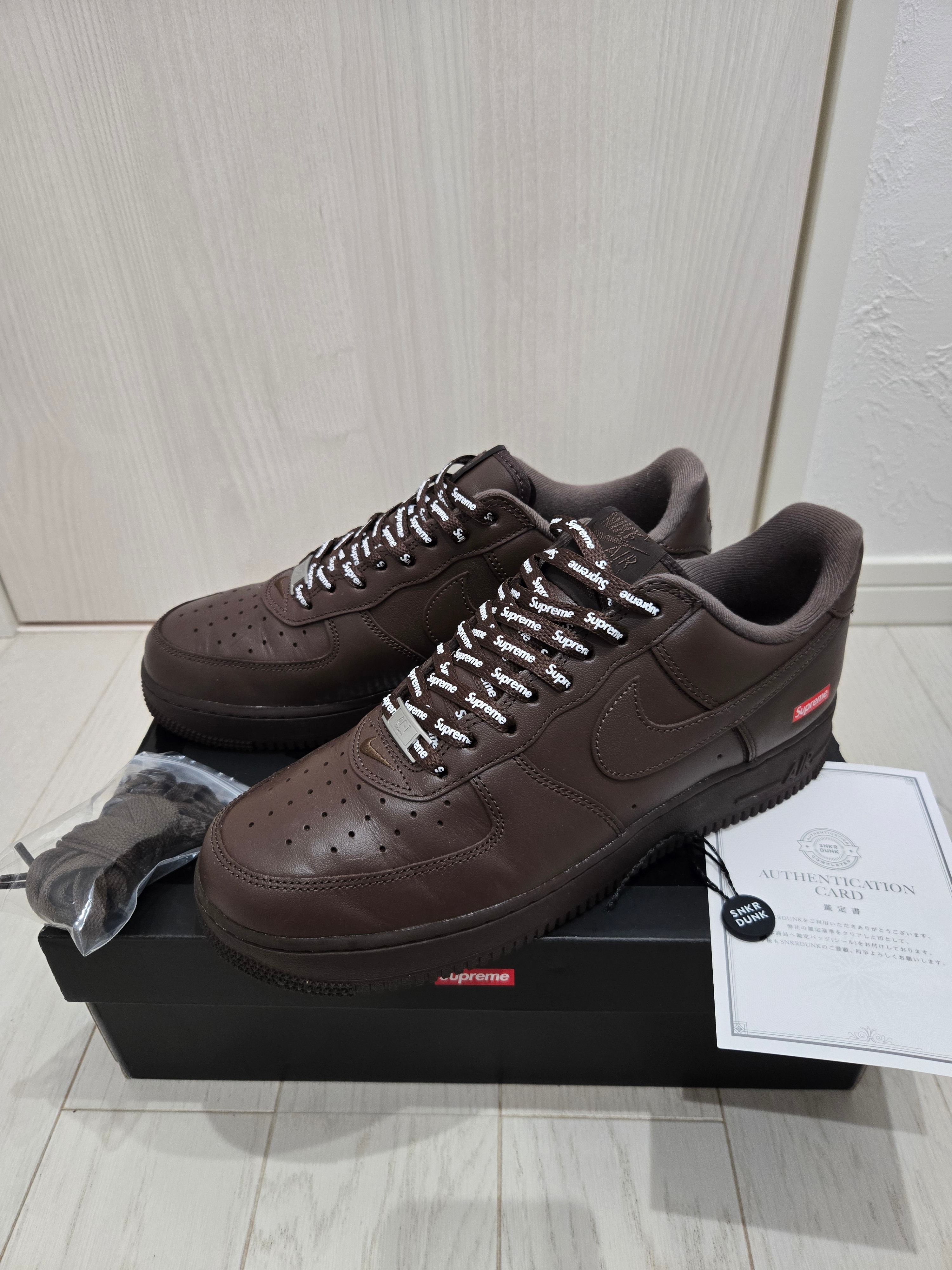 Supreme × Nike Air Force 1 Low "Baroque Brown"