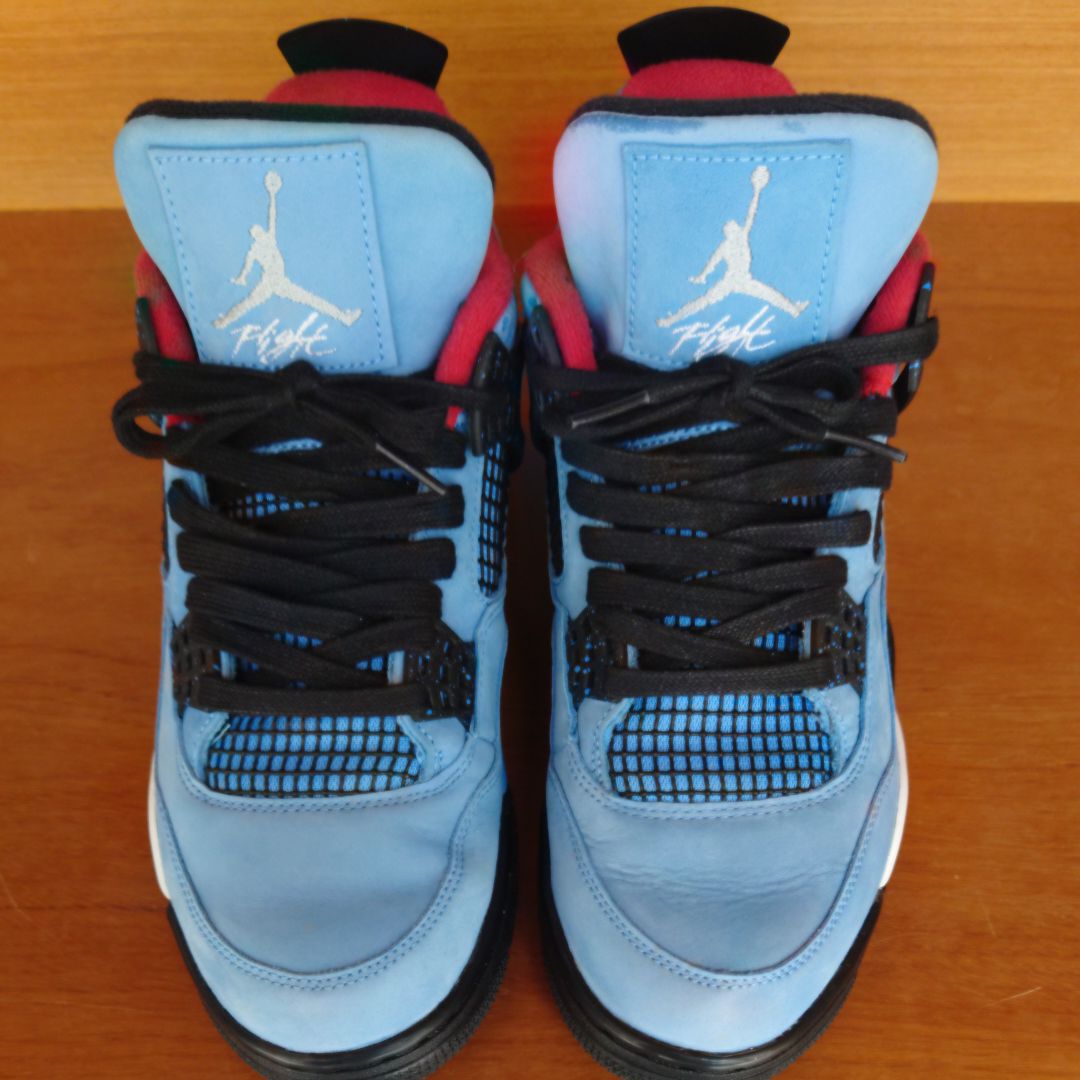 Travis Scott × Nike Air Jordan 4 Retro Cactus Jack "University Blue"