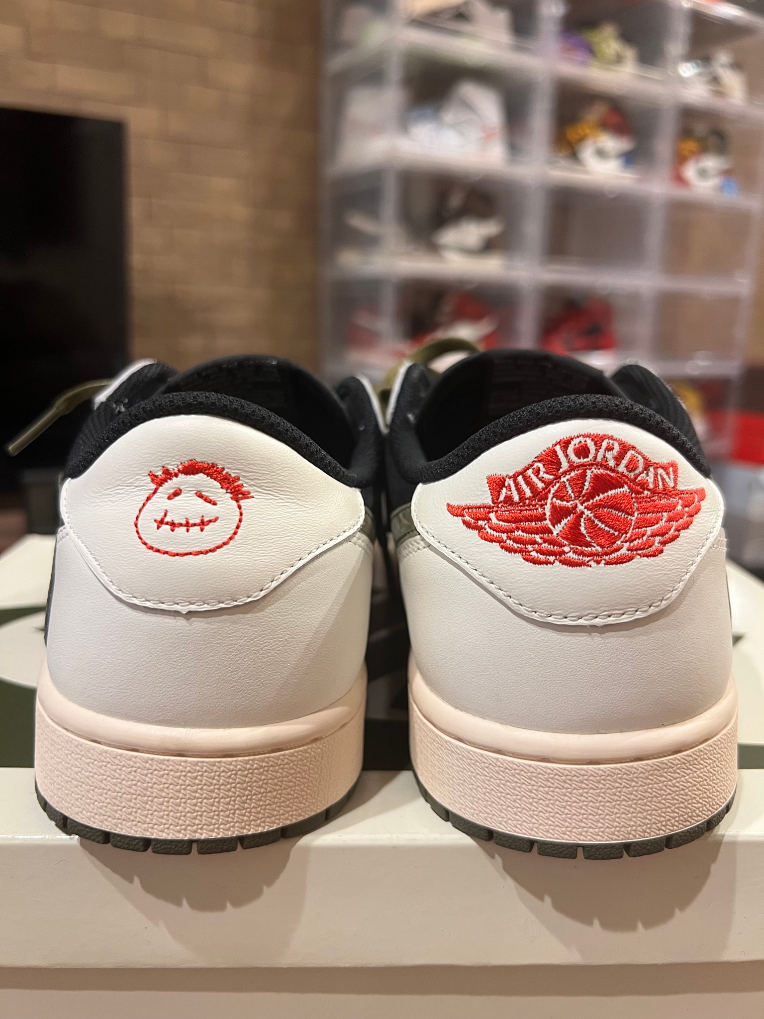 Travis Scott × Nike Women's Air Jordan 1 Low OG "Medium Olive"