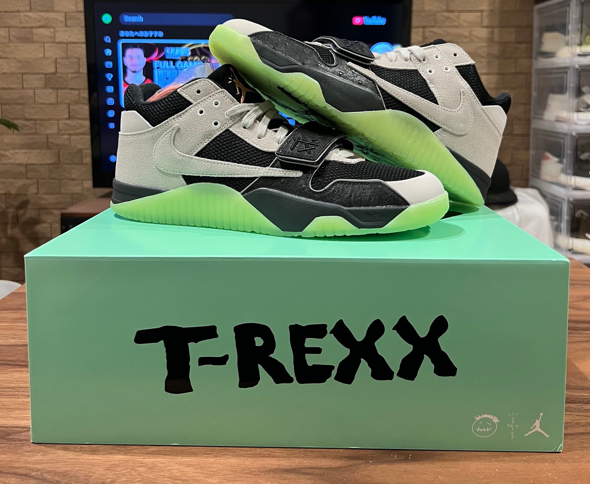 Travis Scott × Chase B × Nike Jumpman Jack TR CJ1 T-Rexx "Night Silver"