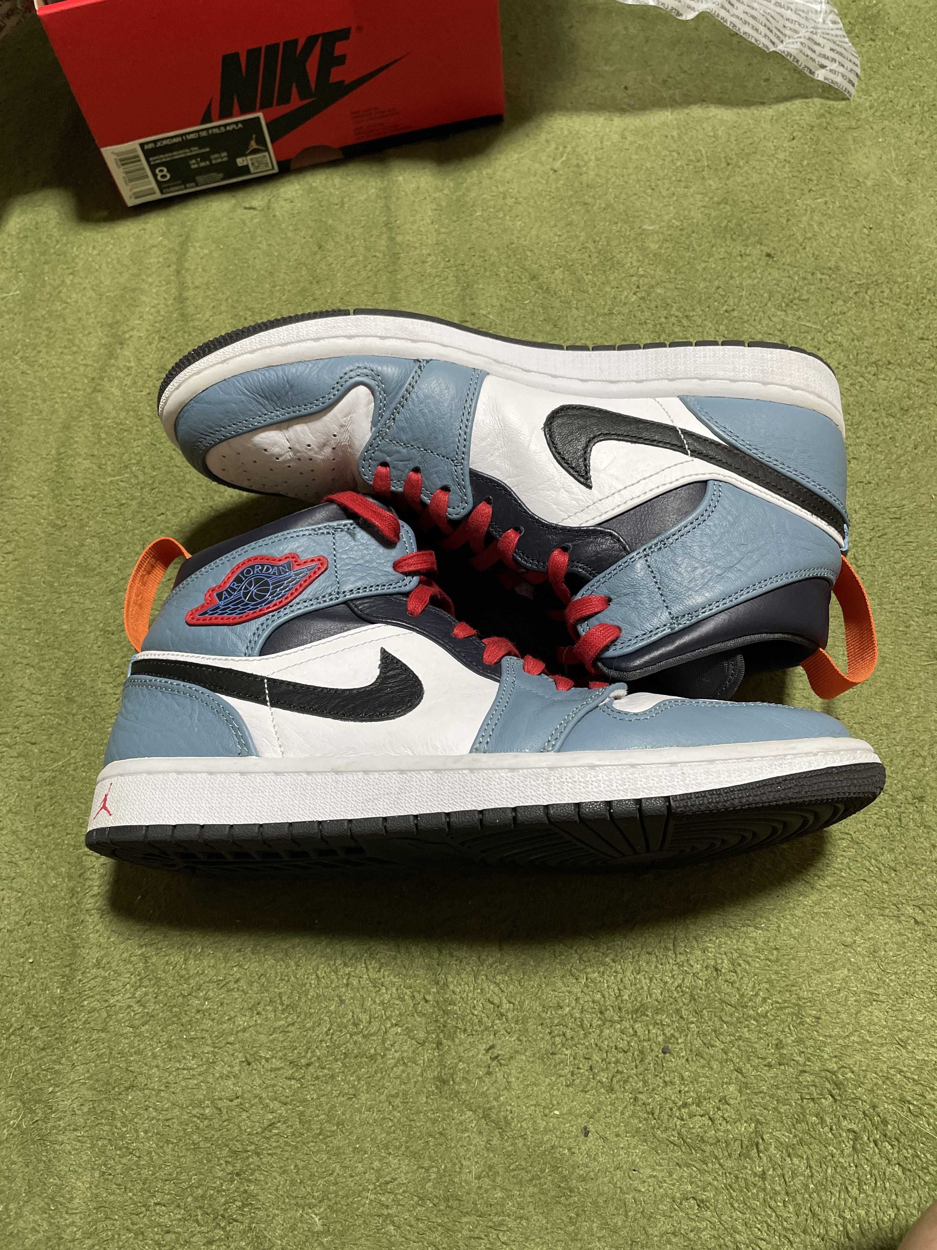 FACETASM × Nike Air Jordan 1 Mid "White/Navy"