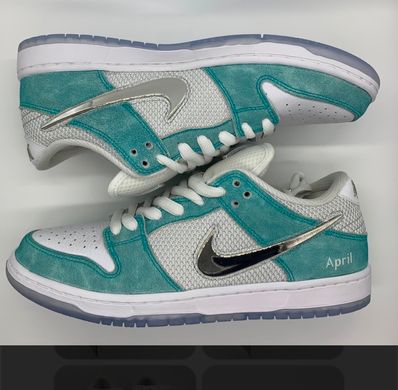 APRIL SKATEBOARDS × Nike SB Dunk Low Pro QS "White and Multi-Color"