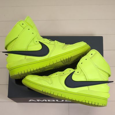 AMBUSH × NIKE DUNK HIGH "FLASH LIME"