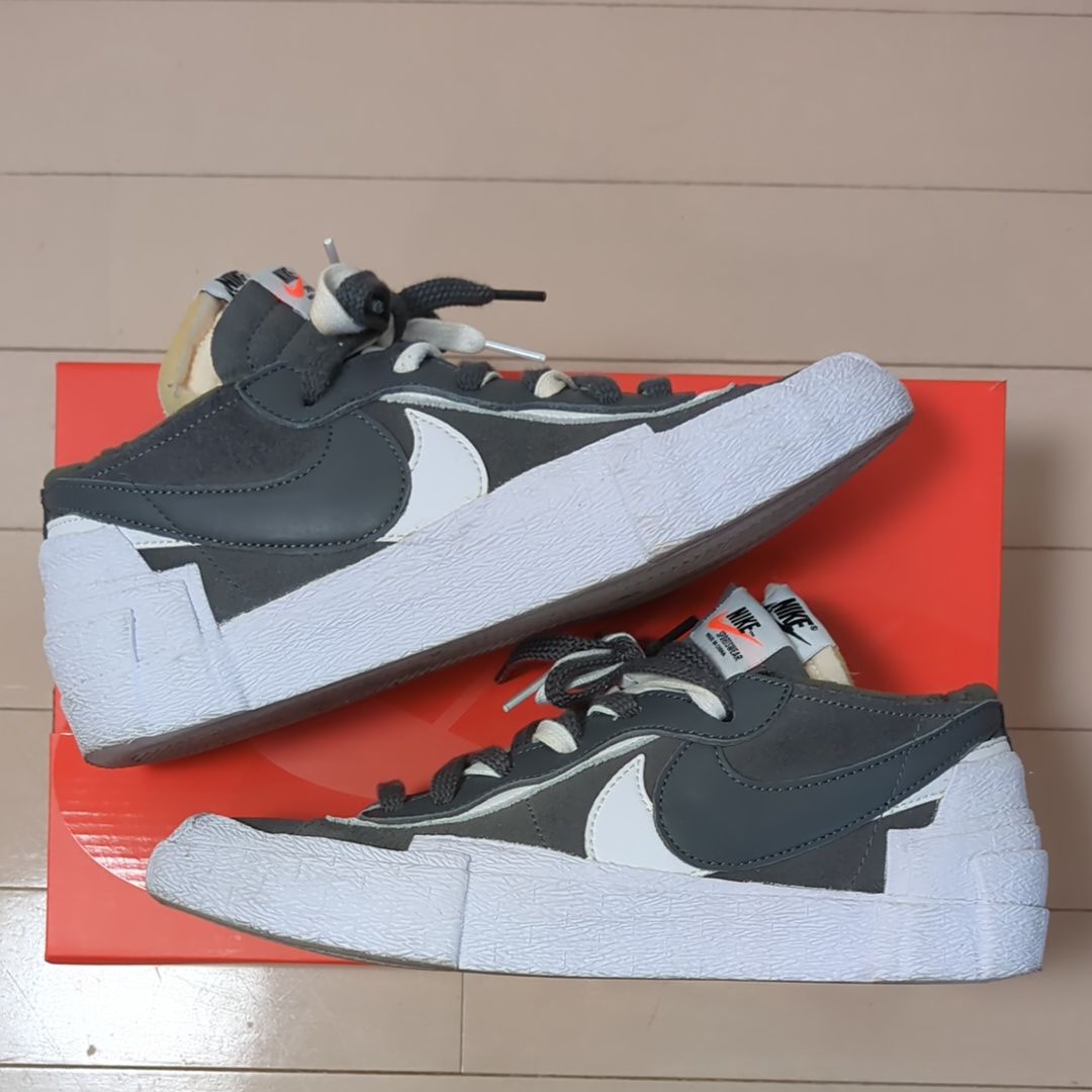 Sacai × Nike Blazer Low "Iron Grey"