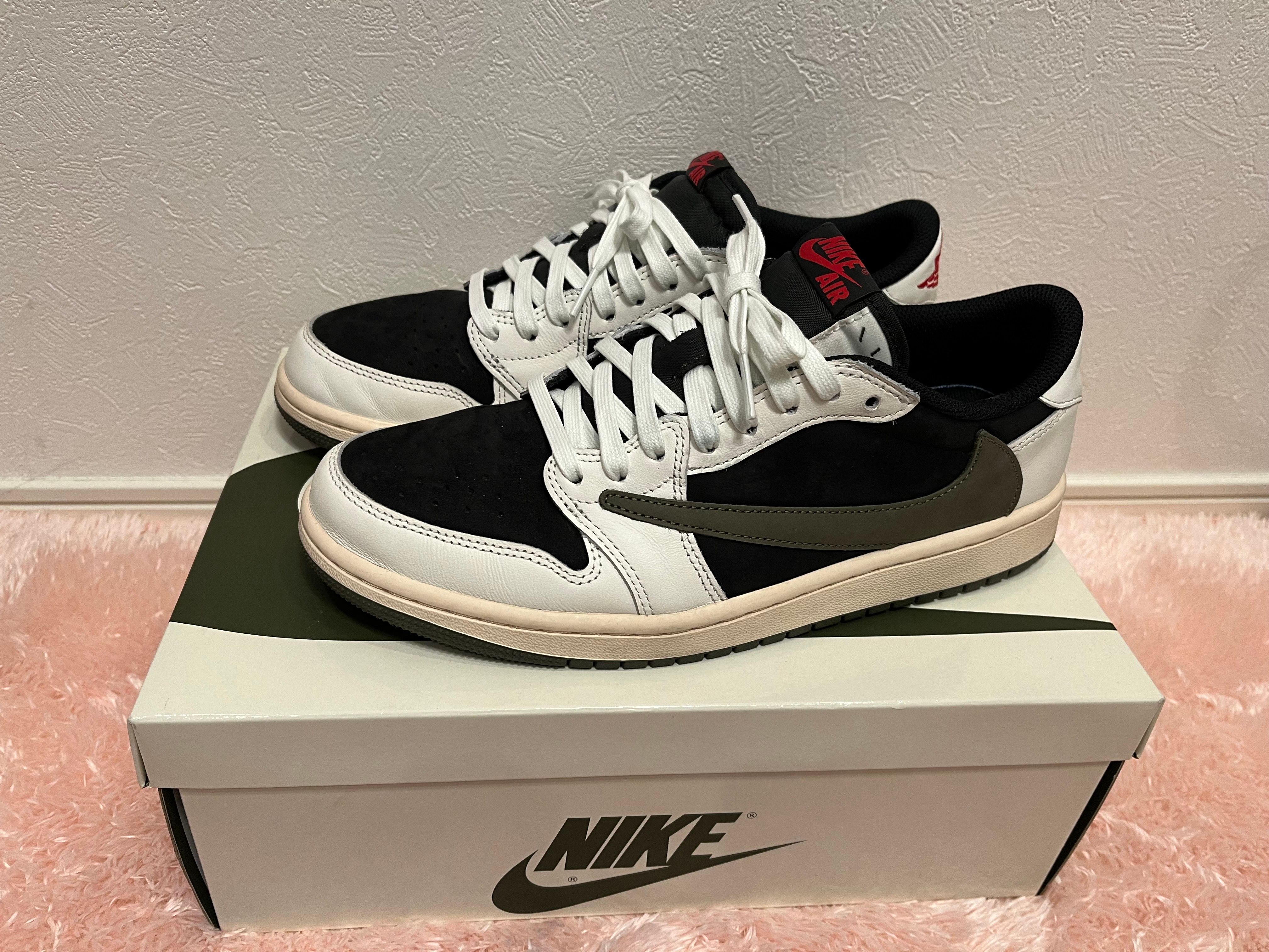 Travis Scott × Nike Women's Air Jordan 1 Low OG "Medium Olive"