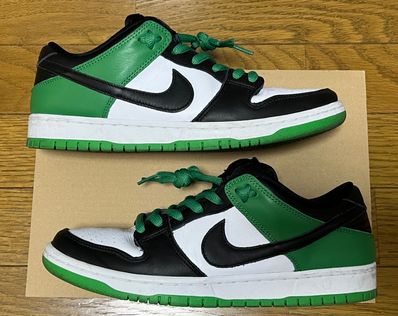 Nike SB Dunk Low Pro "Black and Classic Green"