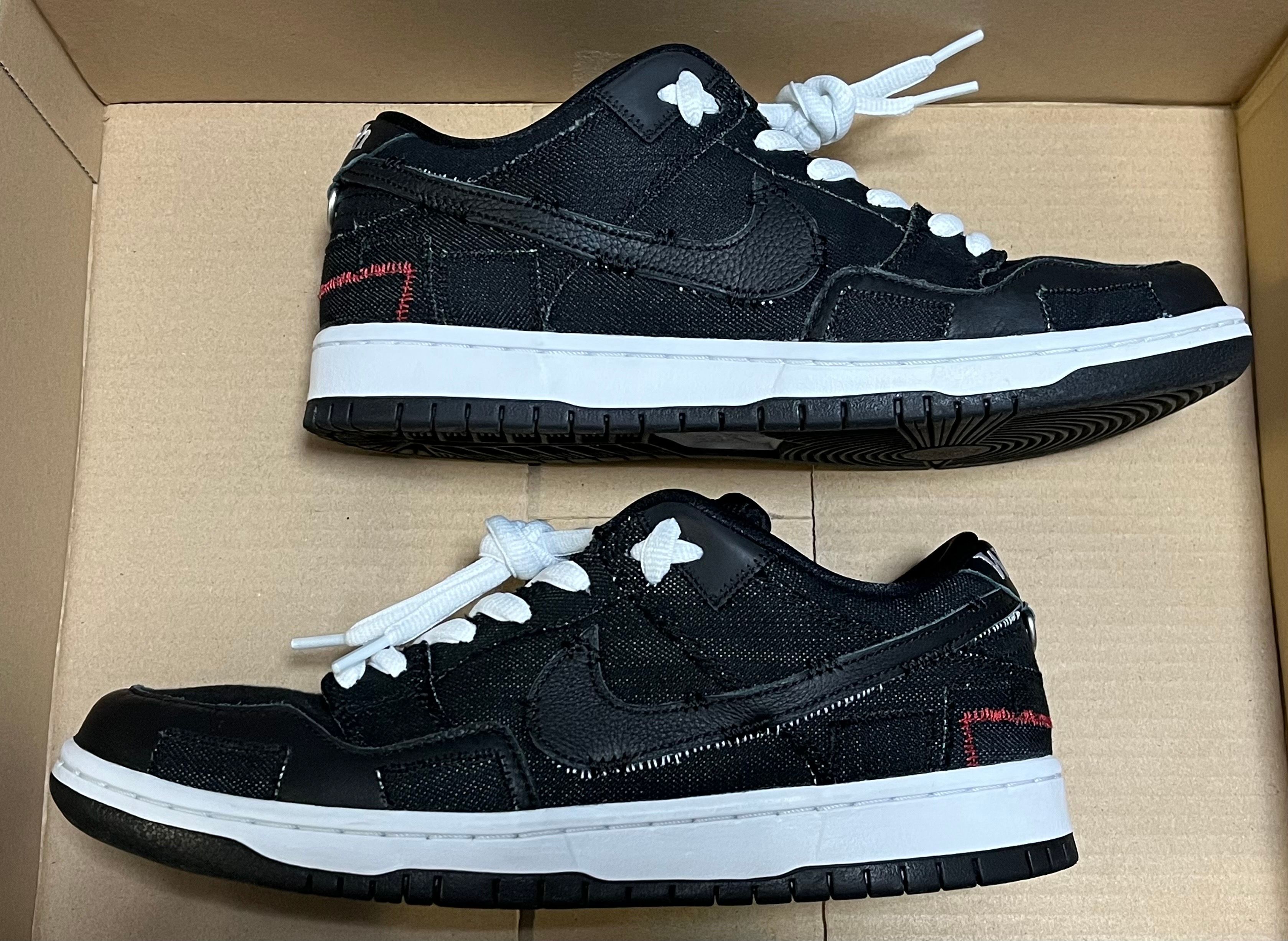 Wasted Youth × Nike SB Dunk Low "Black Denim" / VERDY