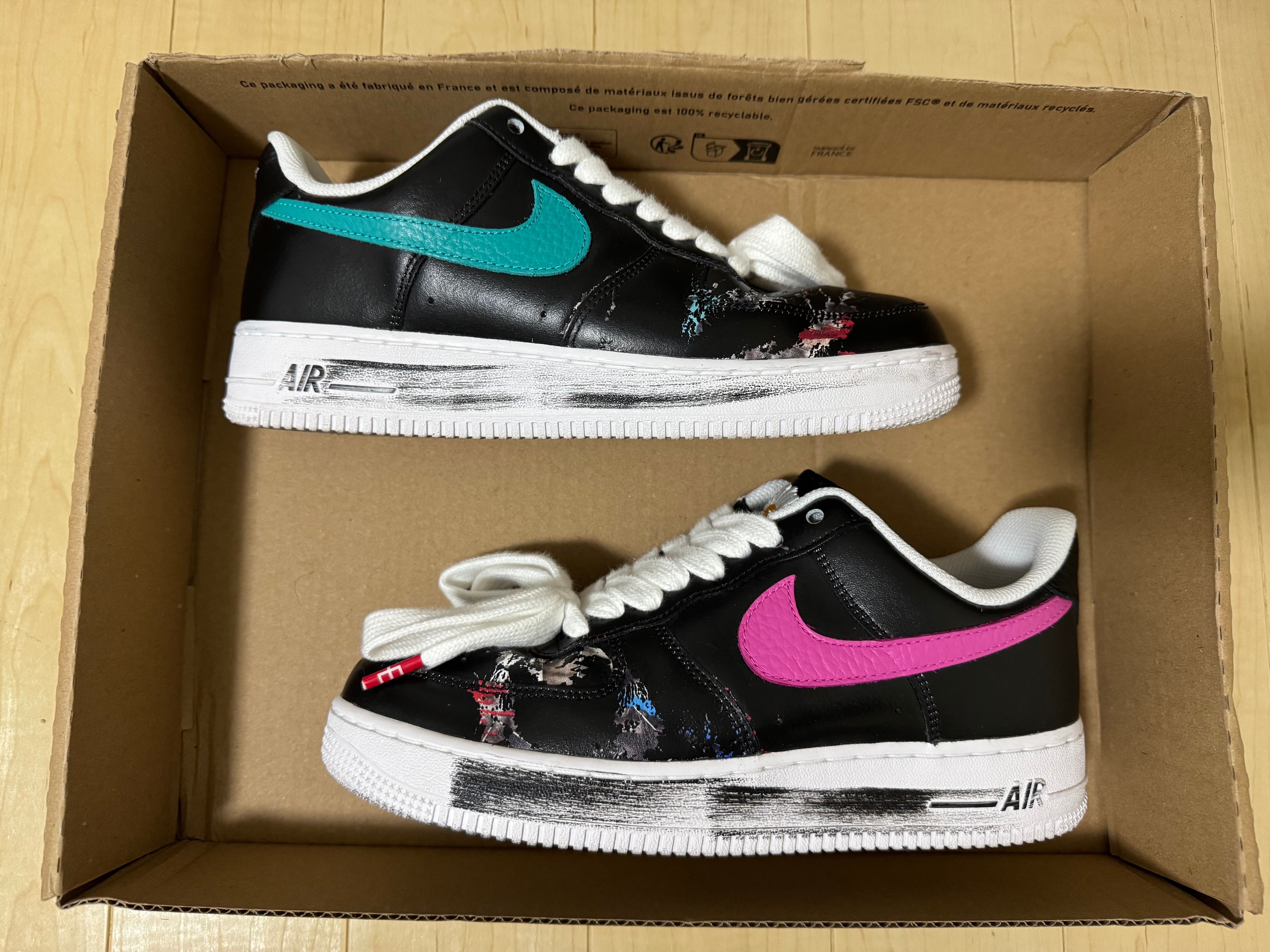 PEACEMINUSONE × Nike Air Force 1 Low '07 Para-Noise 3.0 "Black and Multi-Color" / G-DRAGON