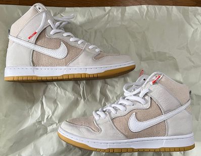 Nike SB Dunk High Pro ISO "Orange Label Unbleached Natural"