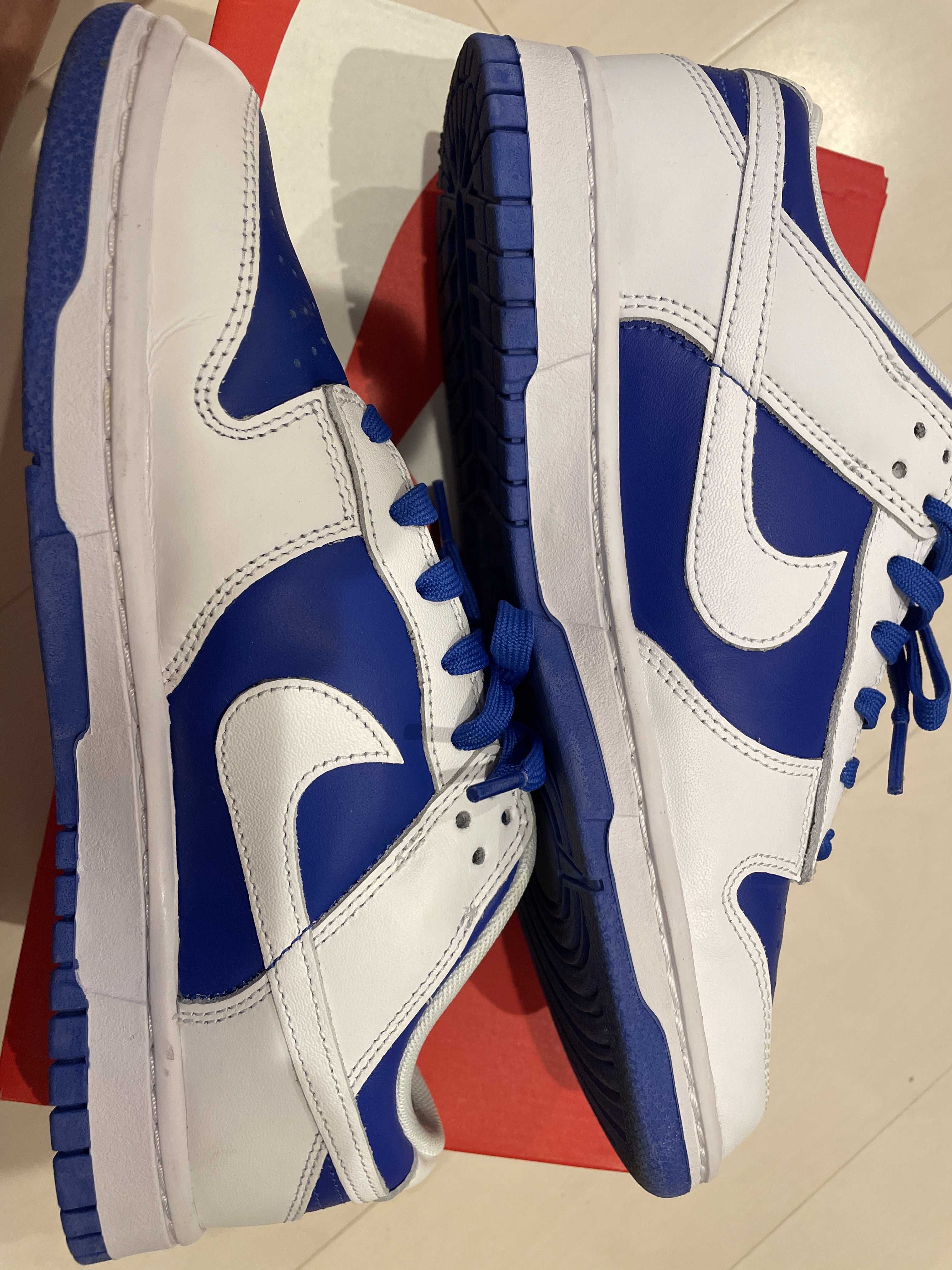 Nike Dunk Low Retro "Racer Blue and White"