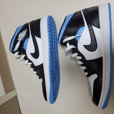 Nike Women's Air Jordan 1 Mid "Black/University Blue"