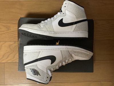 Nike Air Jordan 1 Retro High "White Elephant Print/Safari"
