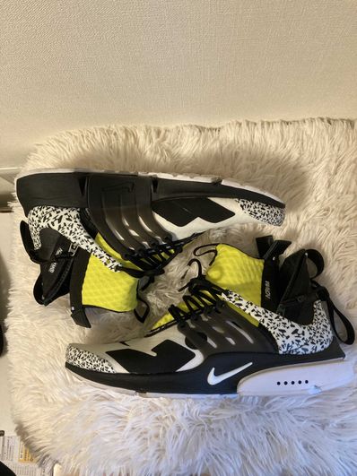 ACRONYM × Nike Air Presto Mid "White/Black/Dynamic Yellow"