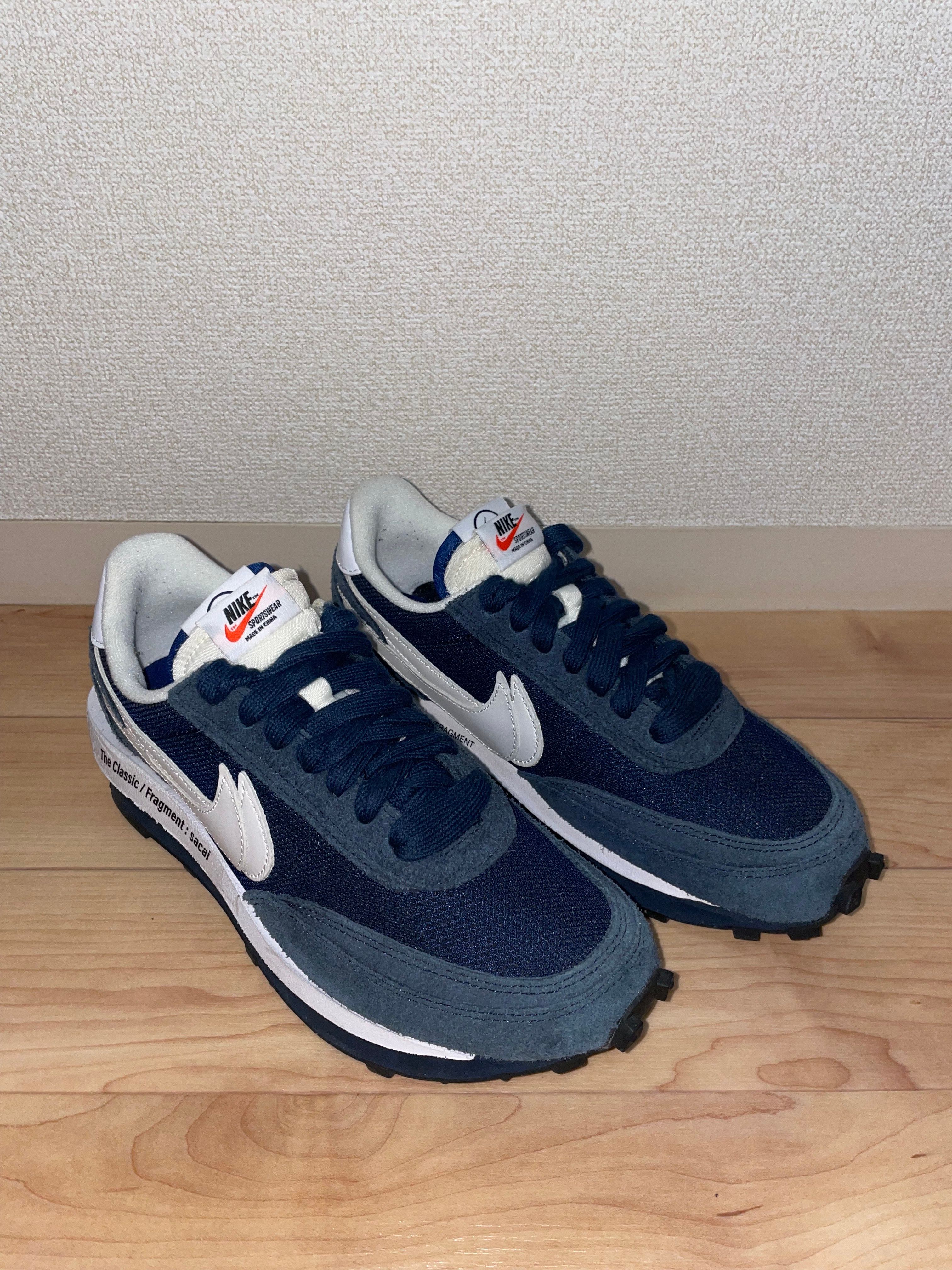 fragment design × sacai × Nike LD Waffle "Blackended Blue"