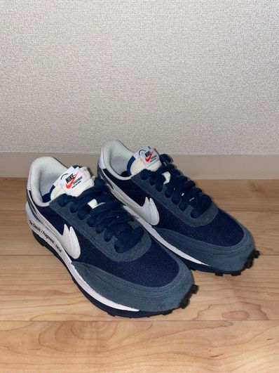 fragment design × sacai × Nike LD Waffle "Blackended Blue"