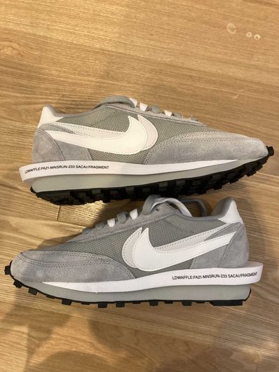 Fragment × sacai × Nike LD Waffle "Light Smoke Grey"